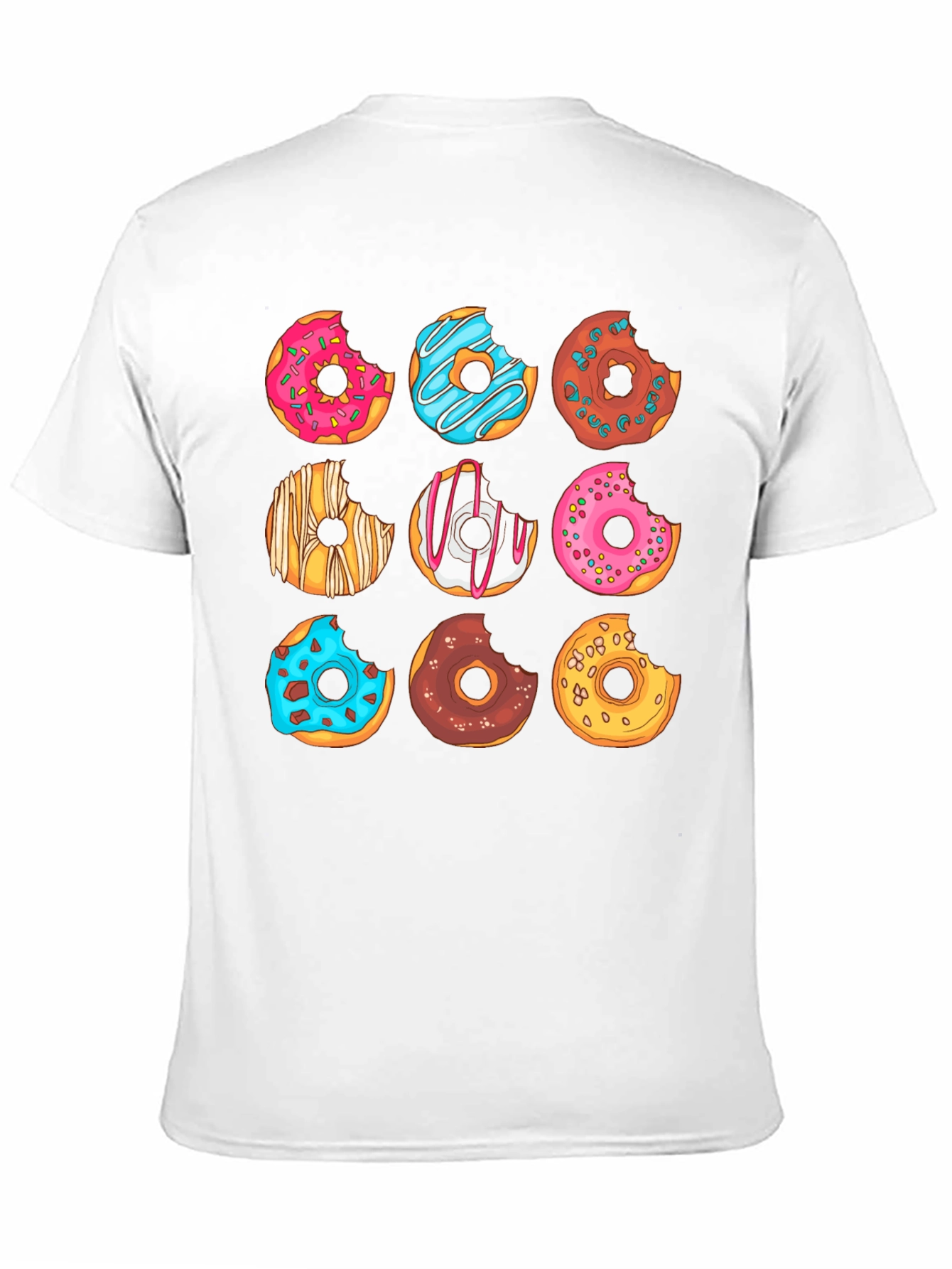 Black Donut Graphic T-Shirt - Sweet Tooth Fashion view 11