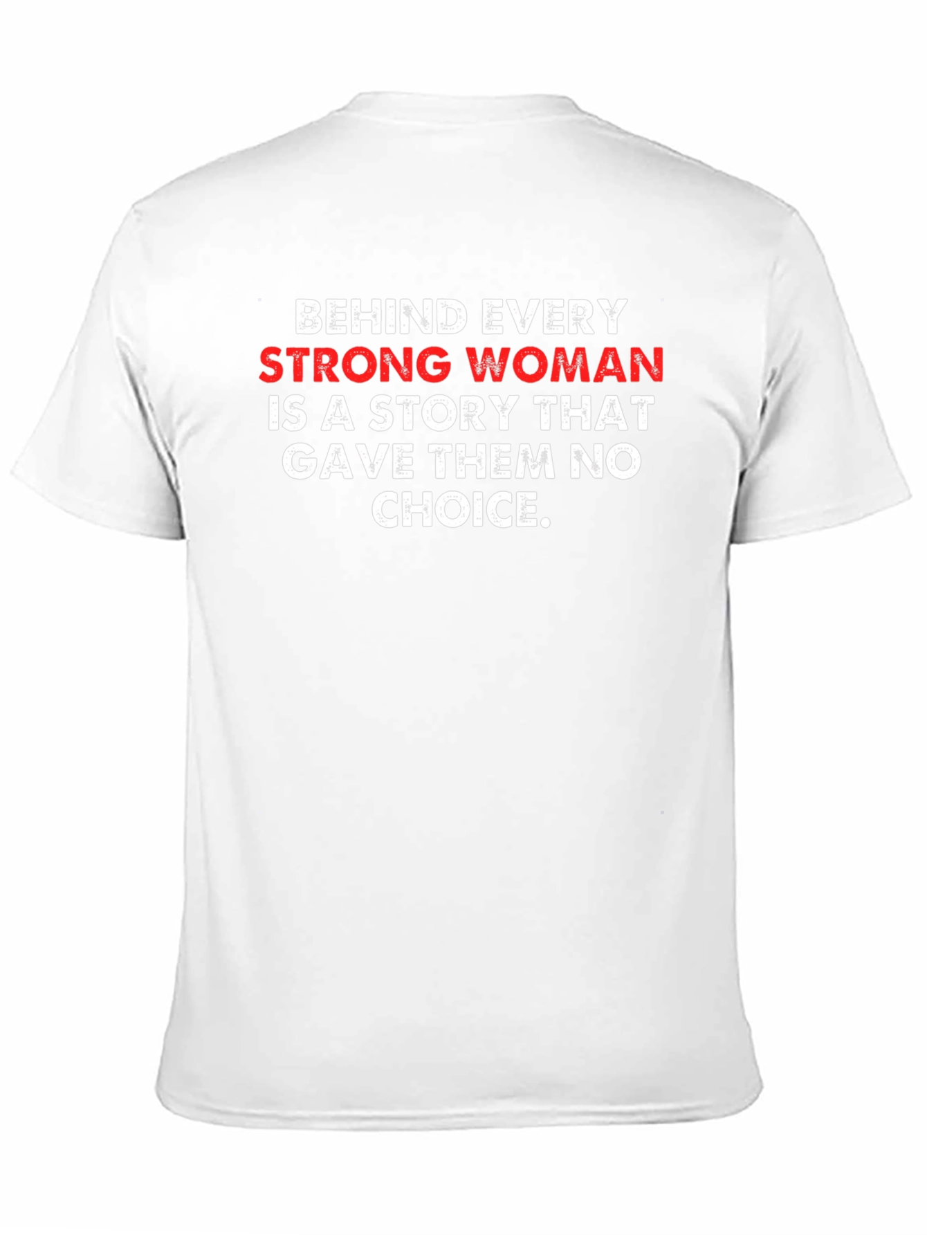 Black Strong Woman T-Shirt - Empowering Statement Tee view 11