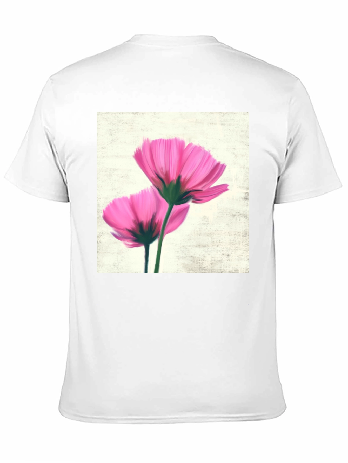 Black Floral Print Black T-Shirt view 11