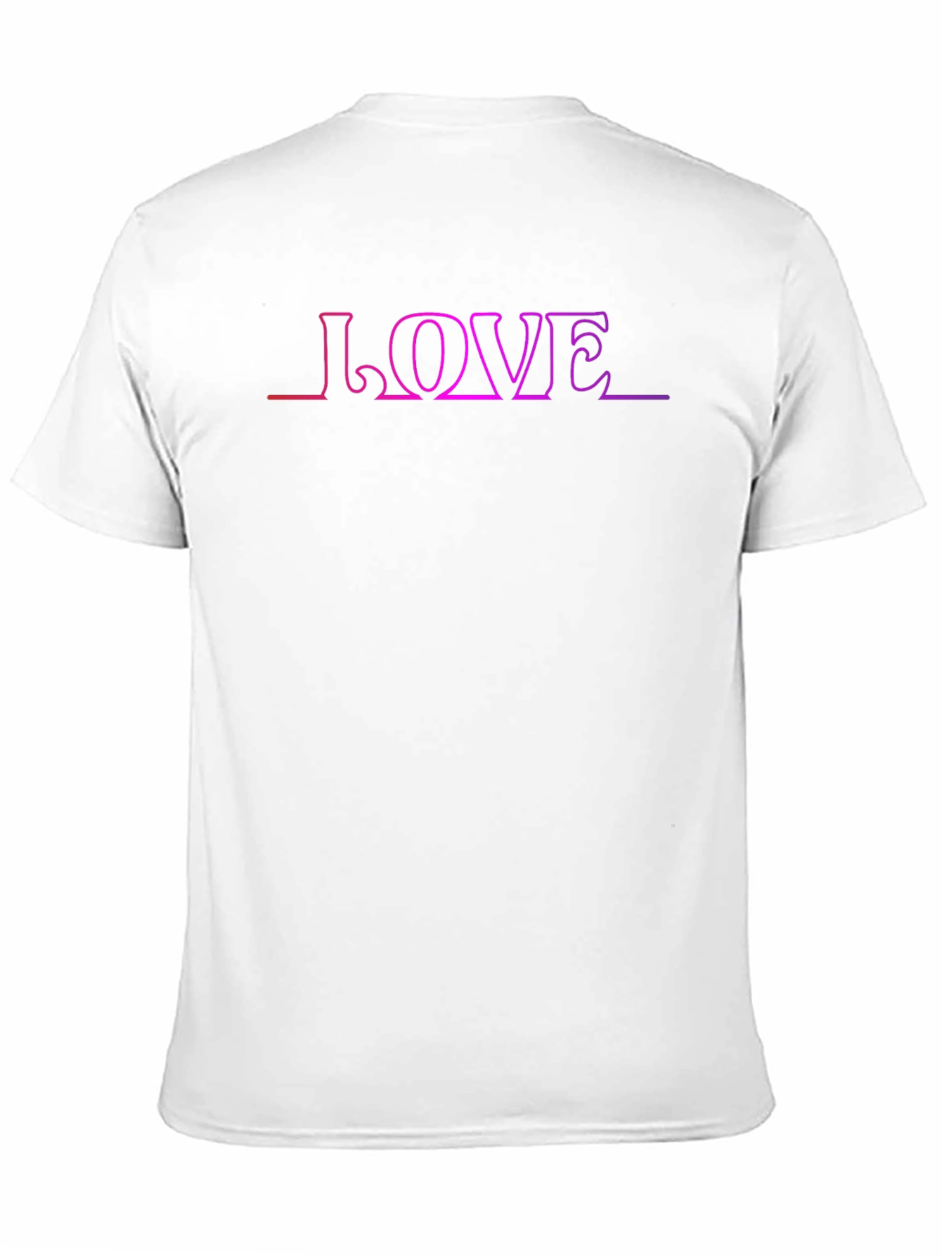 Black Love Gradient Graphic Tee - Stylish Black T-Shirt view 11