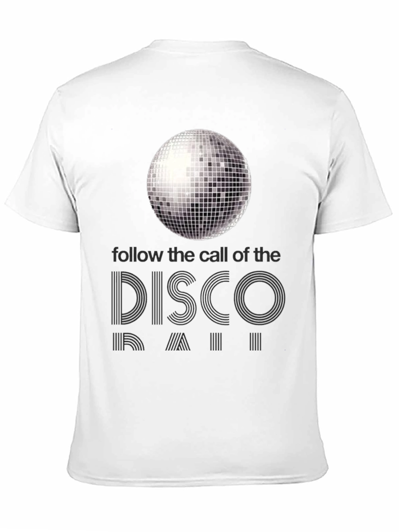 Black Disco Ball T-Shirt - Follow the Call view 11