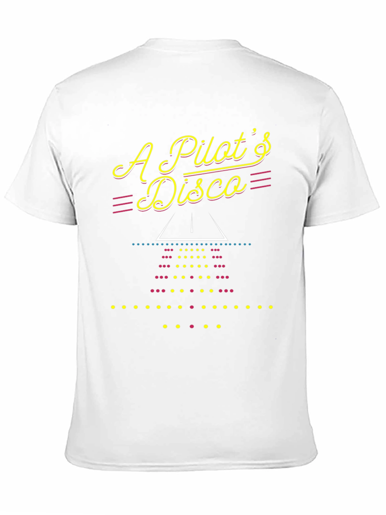 Black Pilot's Disco Graphic Tee - Aviation Inspired T-Shirt view 11
