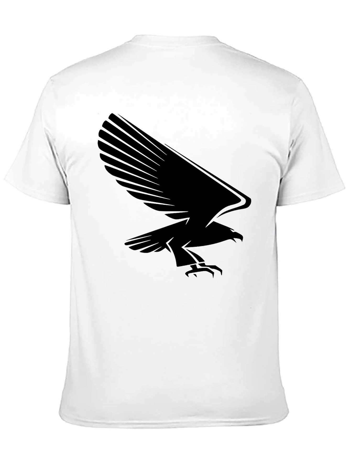 Black Bold Black Eagle Graphic Tee - Stylish Menswear view 11