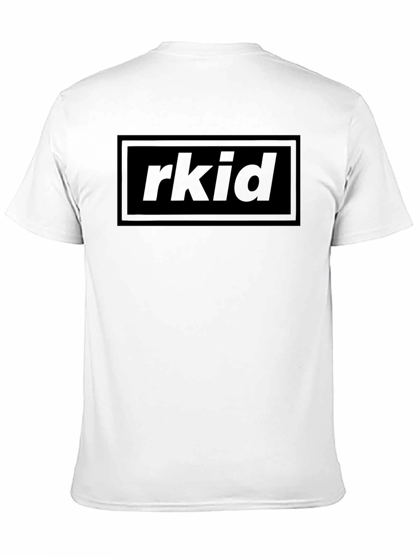 Black RKID Graphic Tee - Classic Black Crew Neck T-Shirt view 11