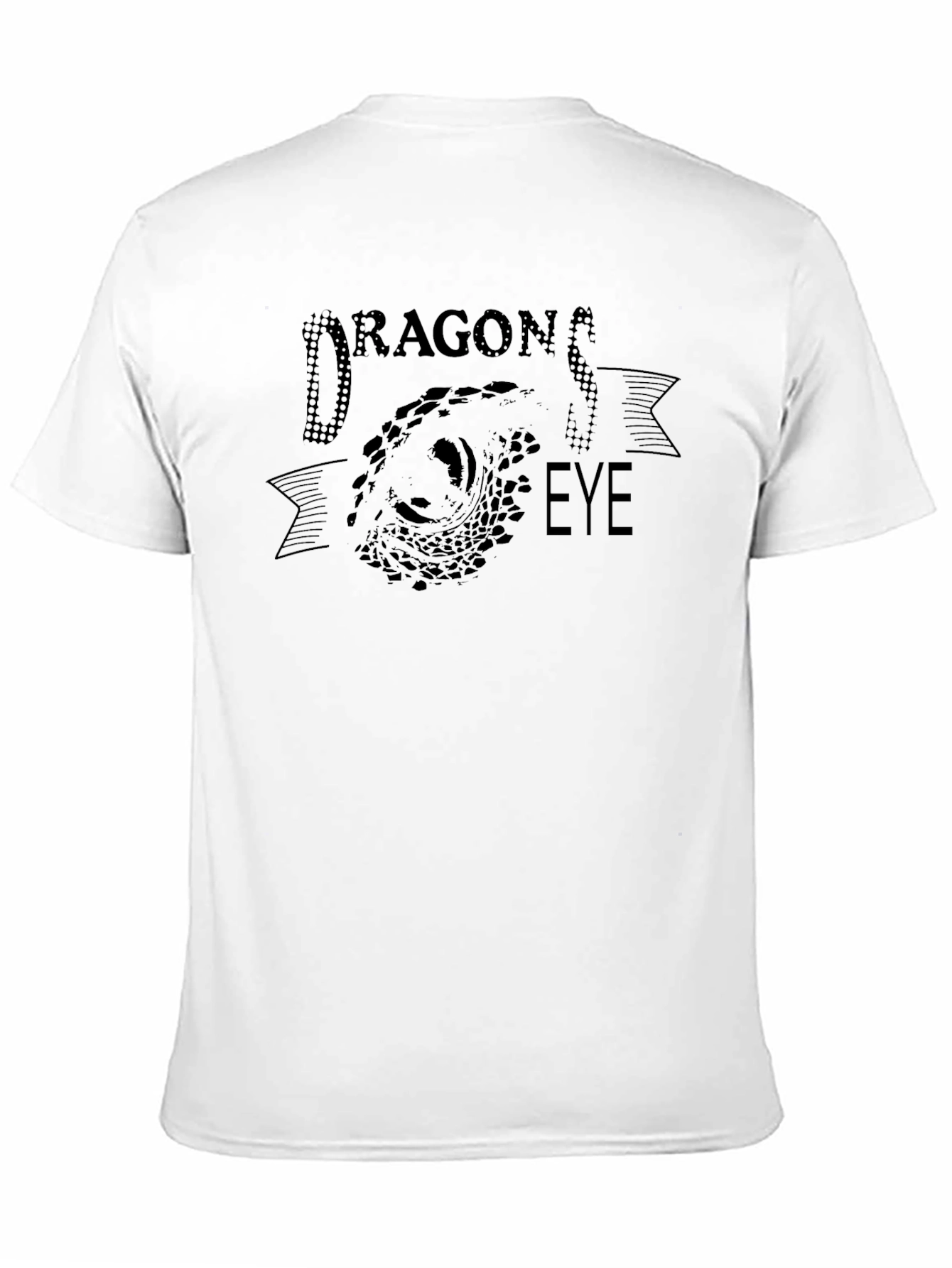 Dragon Eye Graphic Tee - Black Cotton T-Shirt - 11