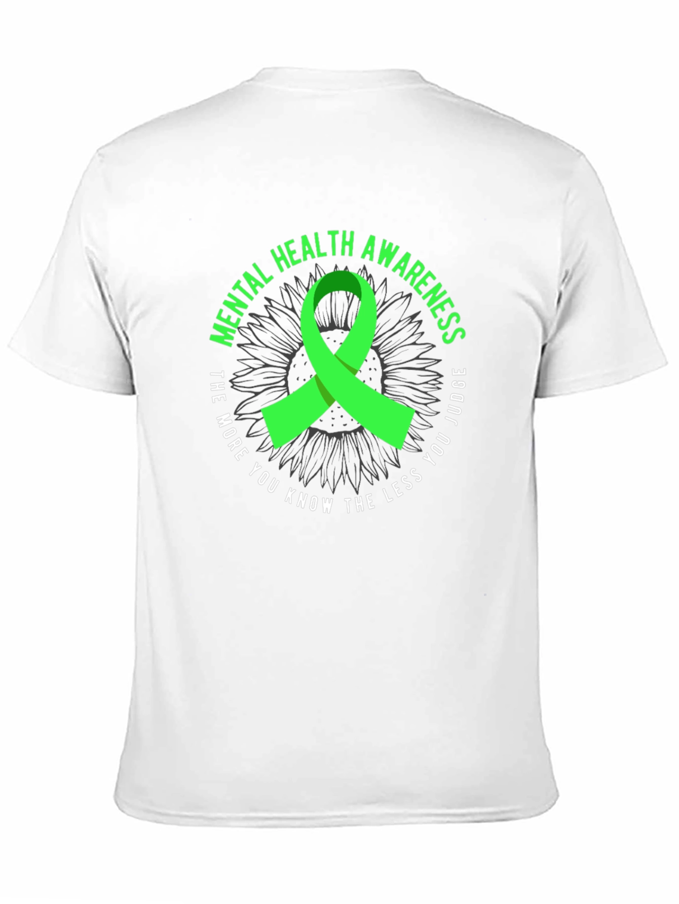 Black Mental Health Awareness T-Shirt view 11