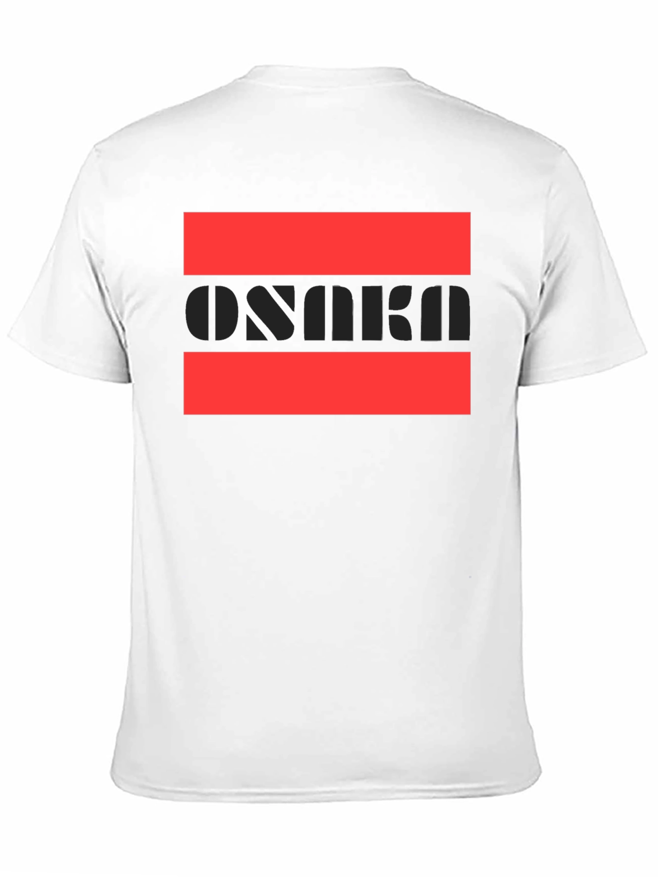 Black Stylish Osaka Graphic Print Black T-Shirt view 11