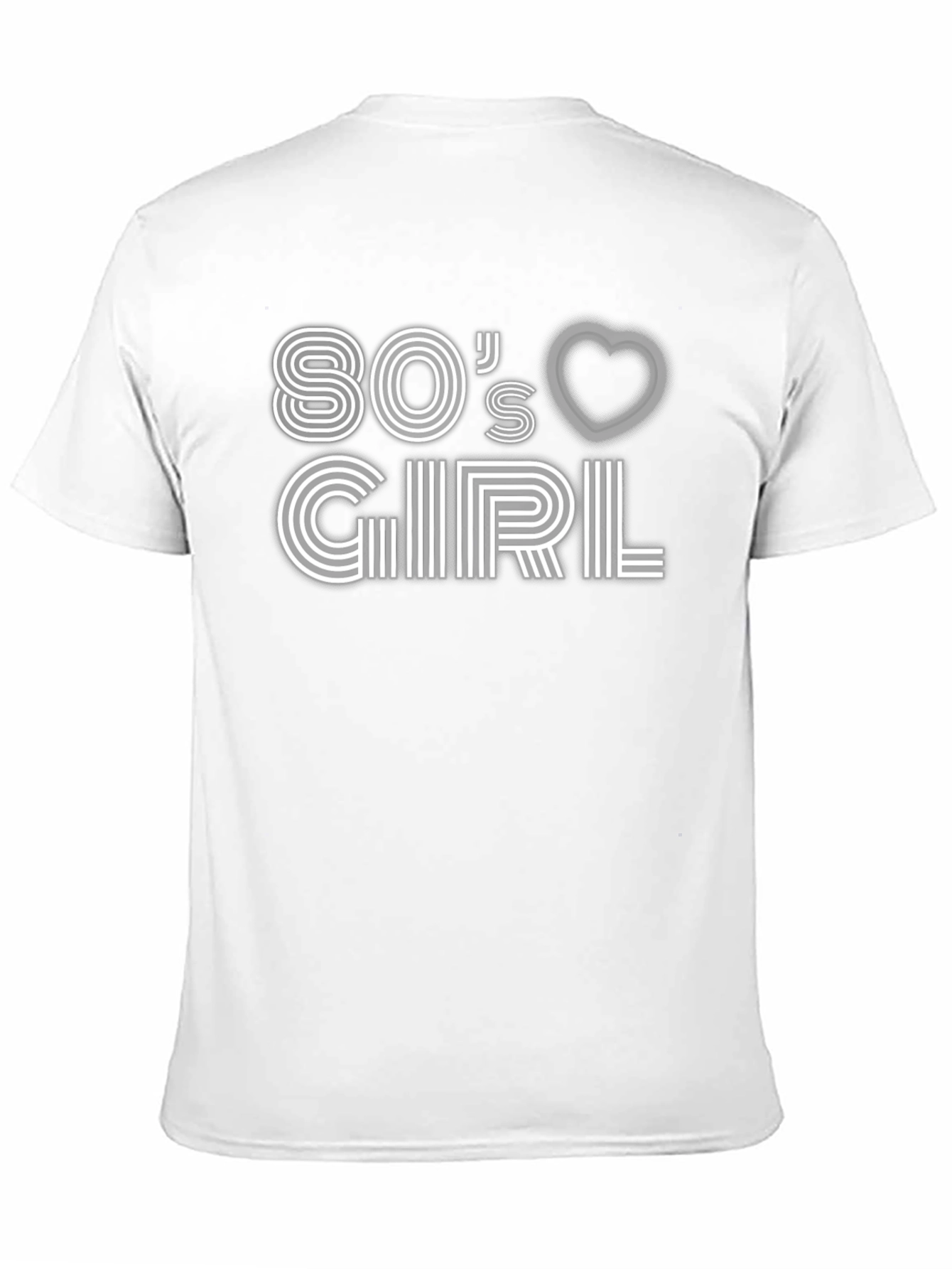 Black 80's Girl Graphic Tee - Retro Style view 11