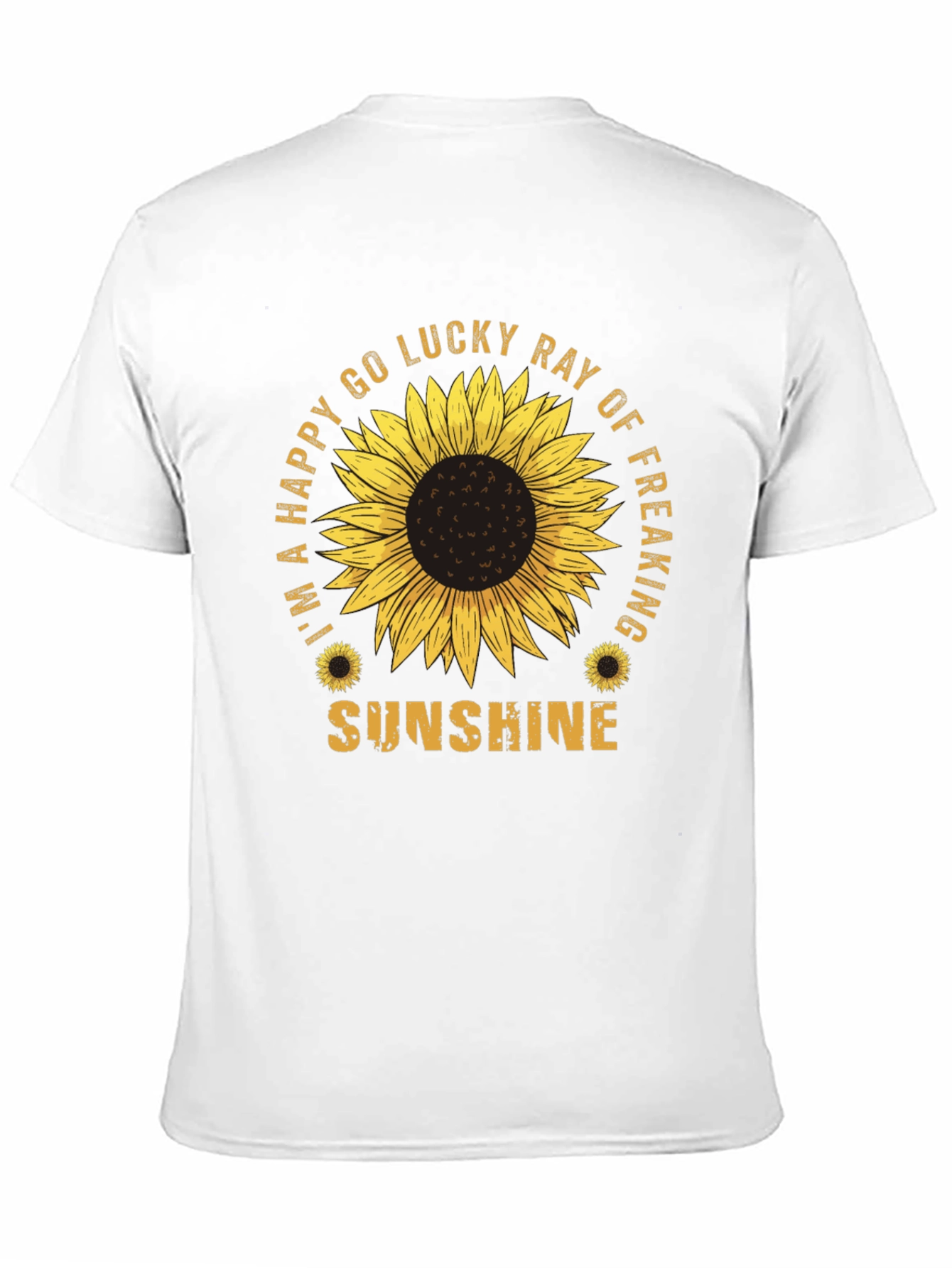 Black Sunflower Graphic Tee - Lucky Ray of Sunshine view 11
