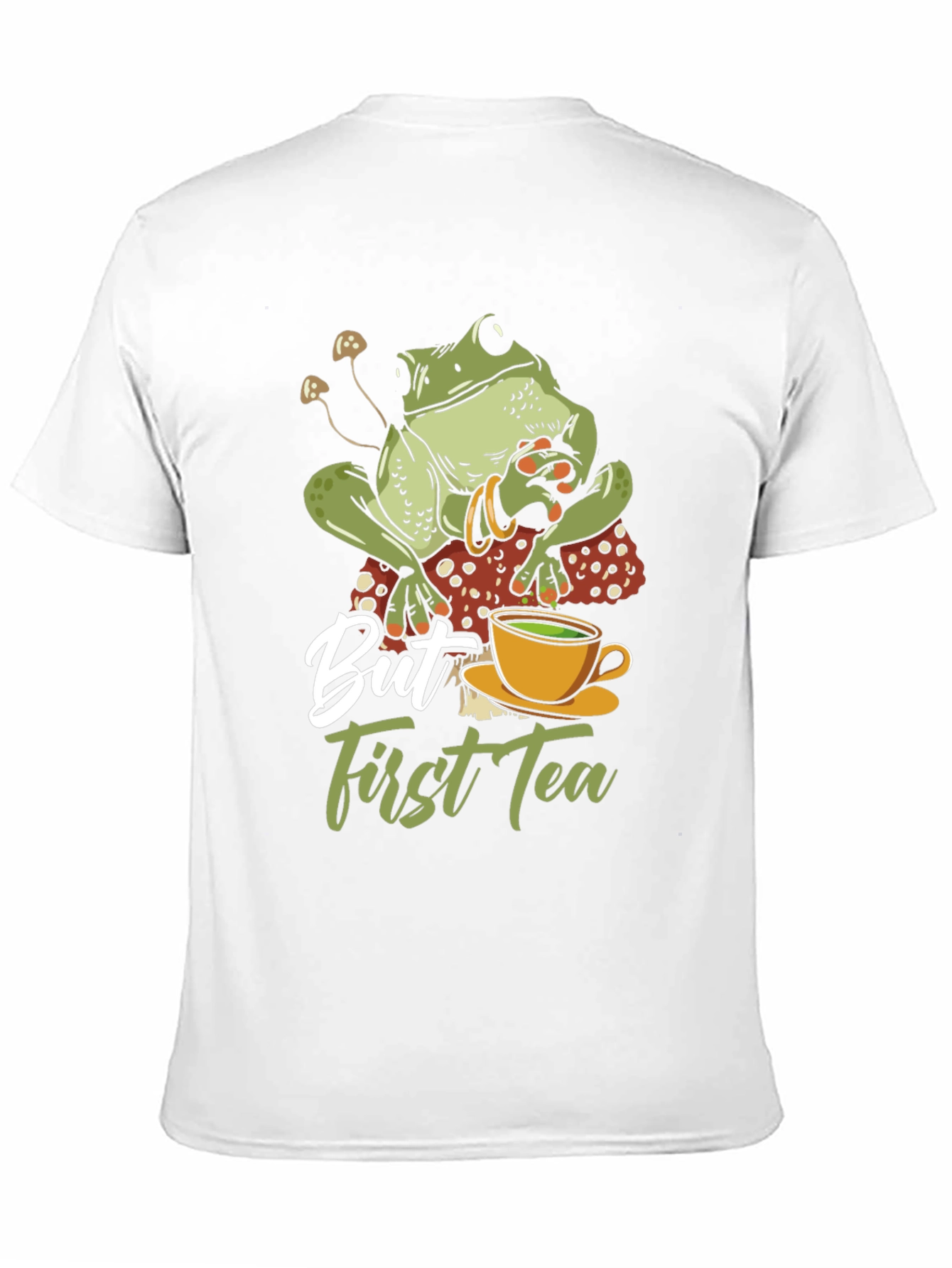 Black Frog Tea T-Shirt - But First Tea view 11