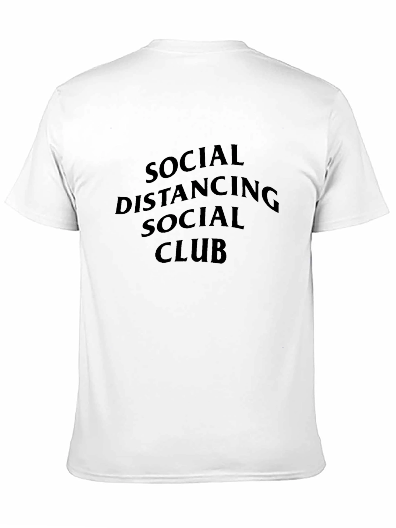 Black Social Distancing Social Club Graphic Tee - Black view 11