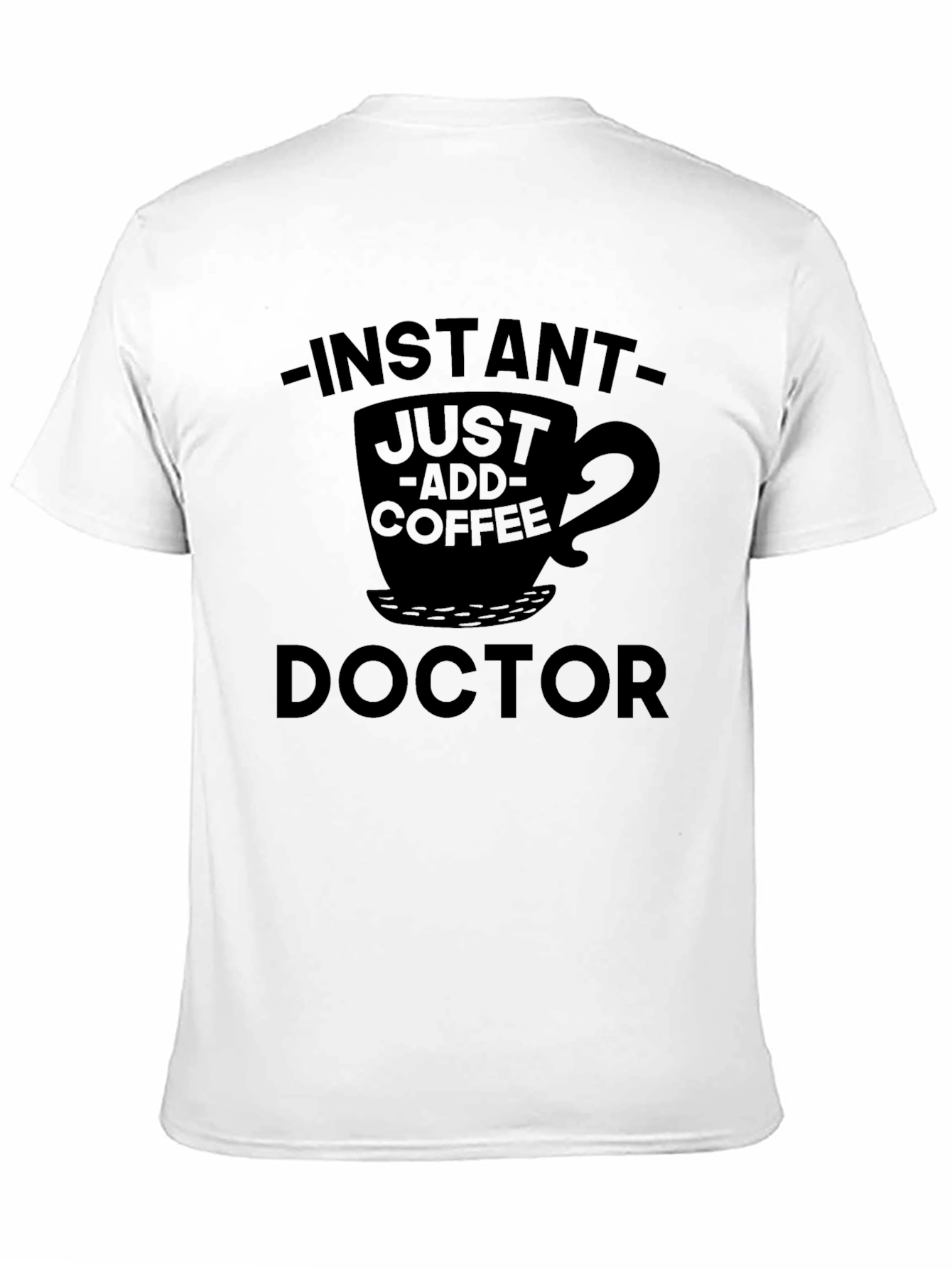 Black Instant Coffee Doctor Graphic T-Shirt view 11