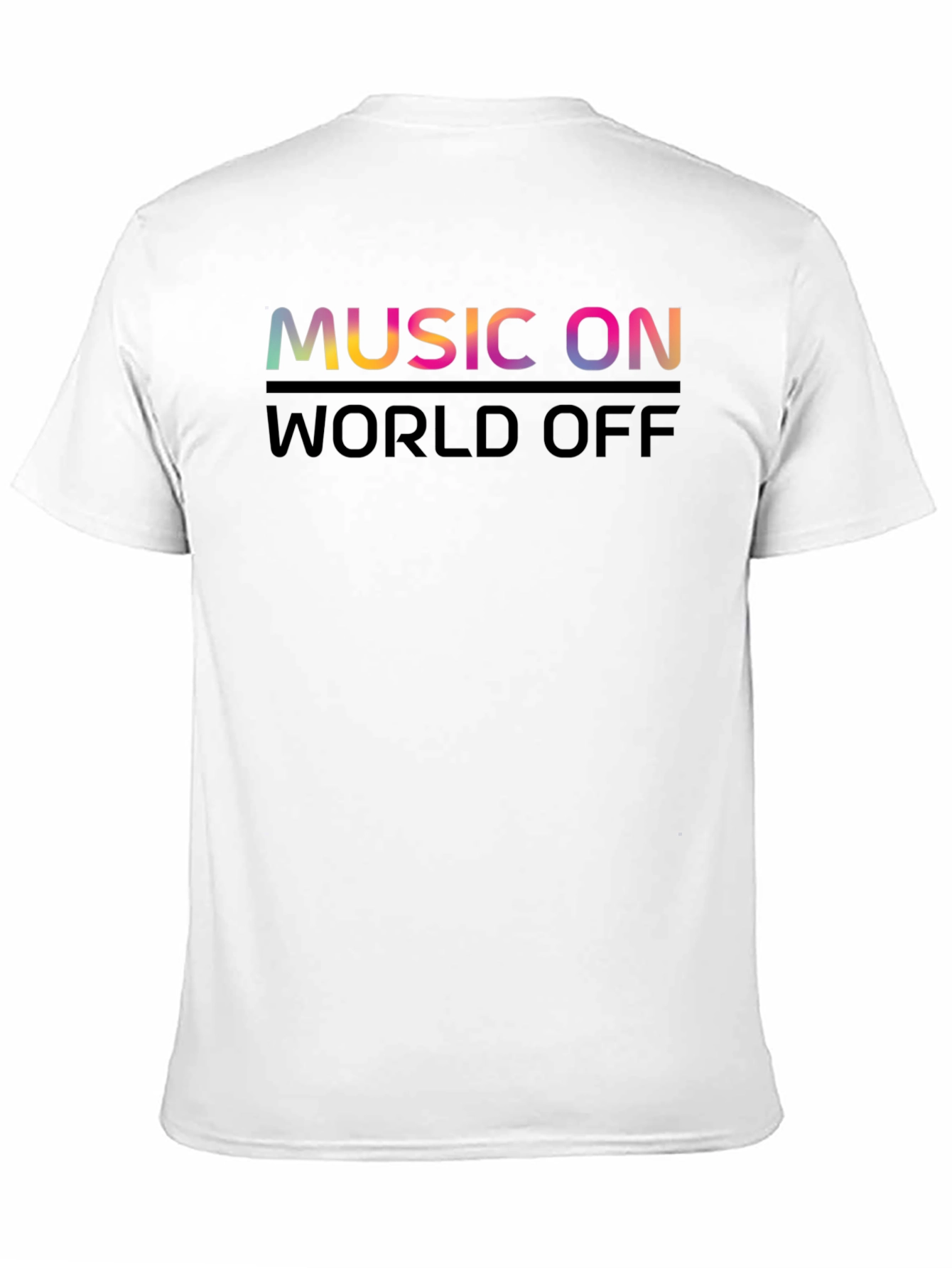Black Music On World Off Graphic Tee view 11