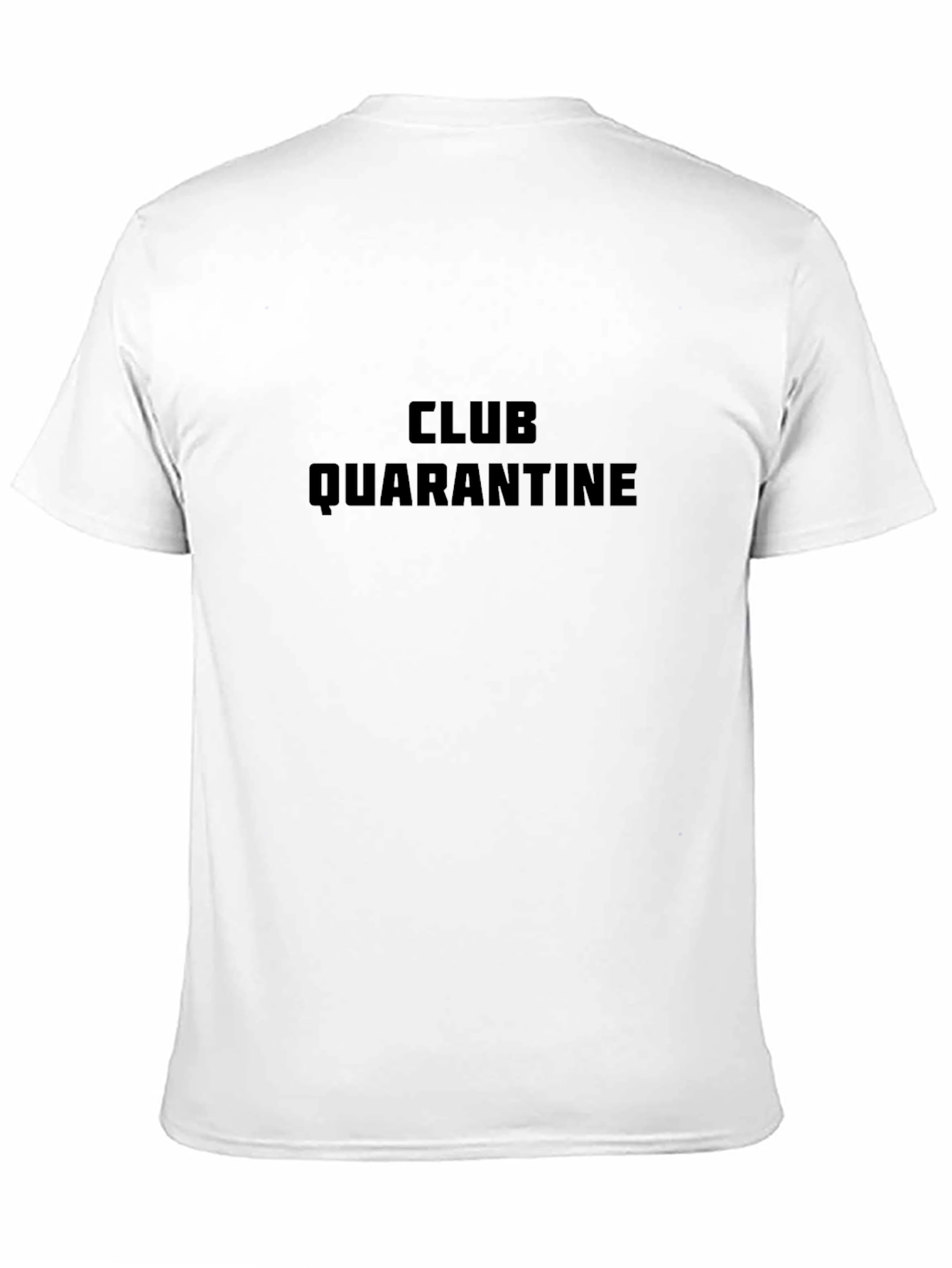 Black Club Quarantine Black Graphic T-Shirt view 11
