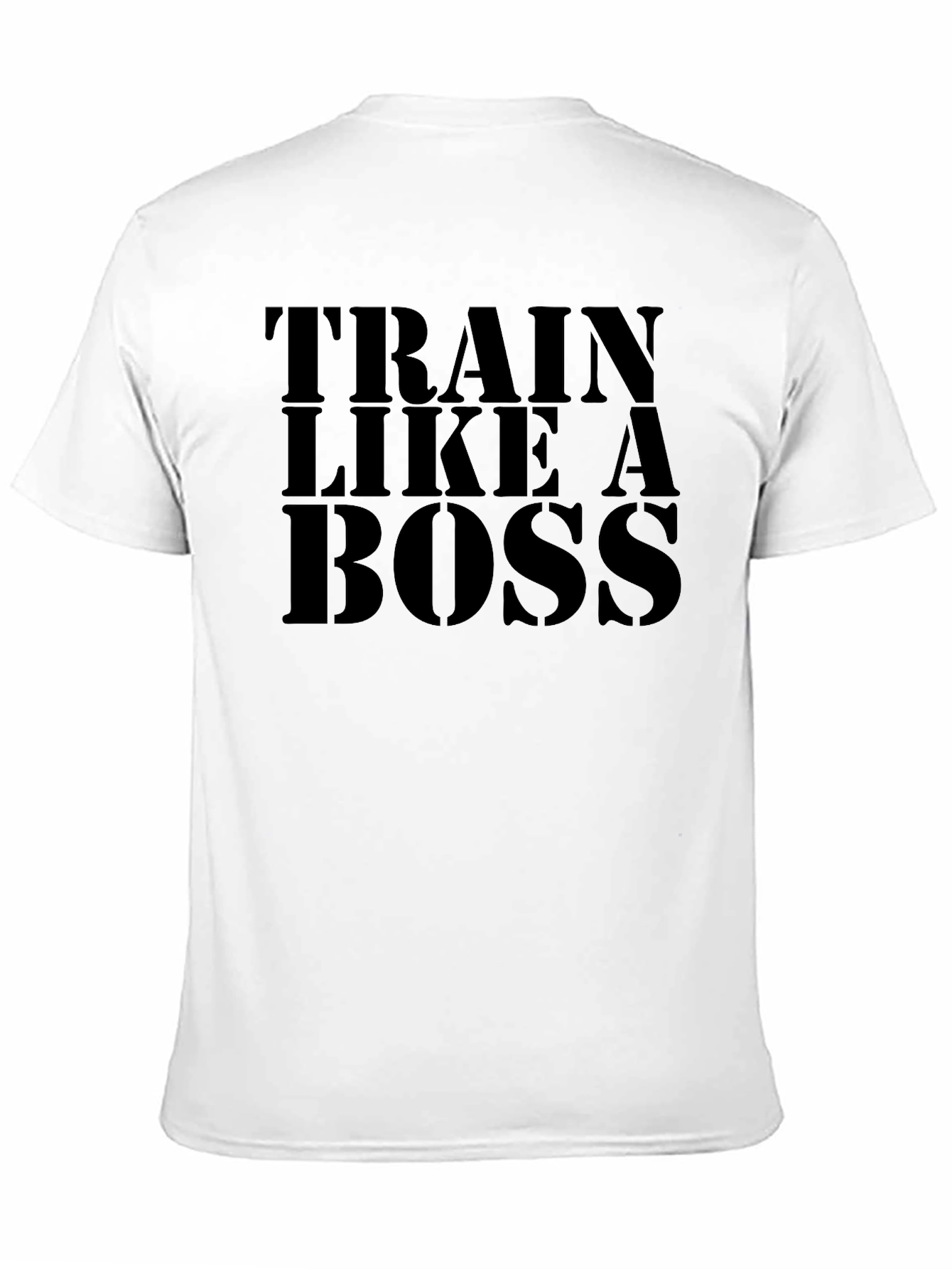 Black Train Like a Boss Graphic T-Shirt - Mens view 11