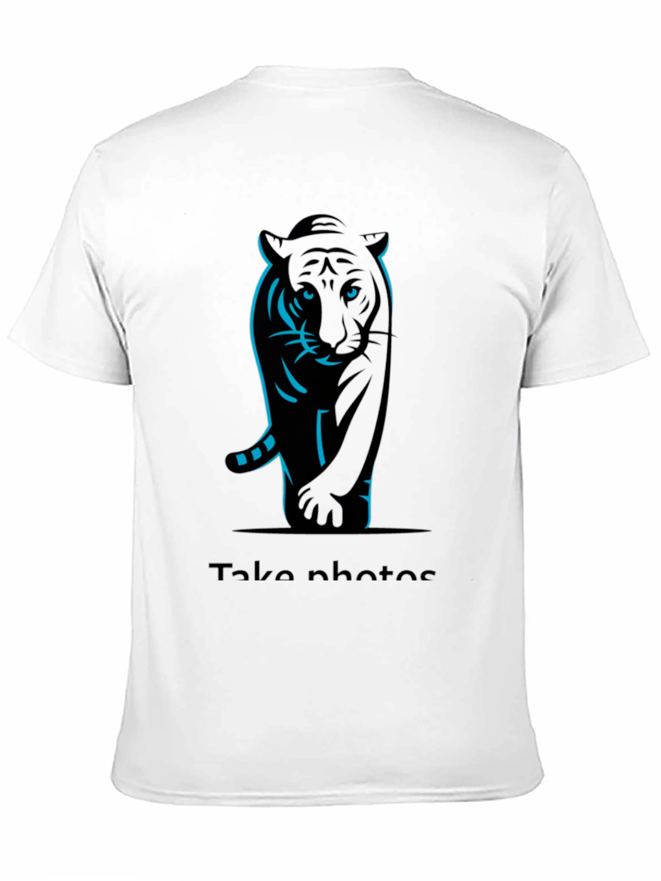 Black Black Tiger Graphic Tee view 11