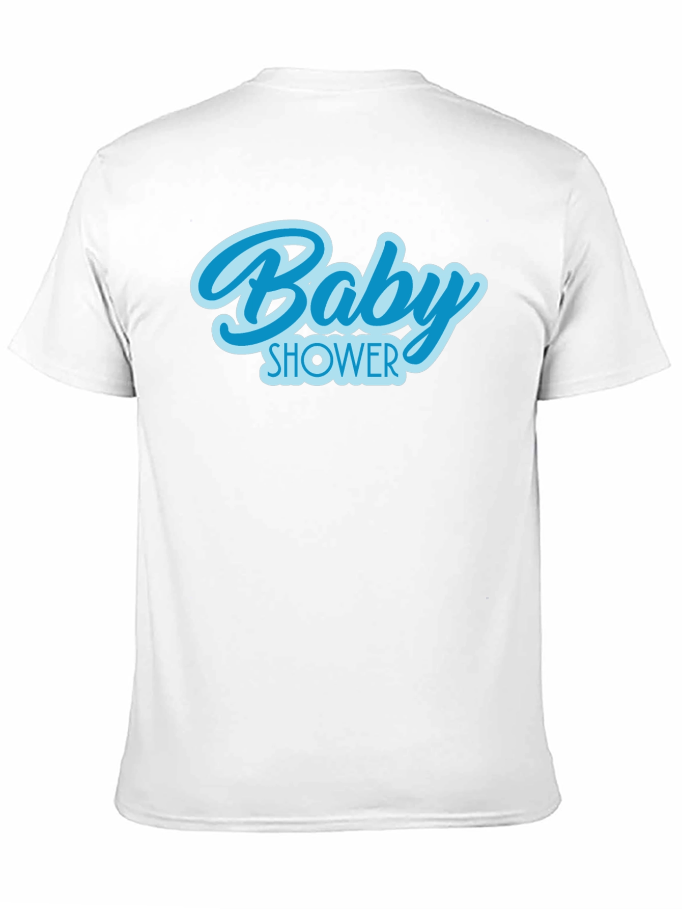 Black Baby Shower Crew T-Shirt - Celebration Tee view 11