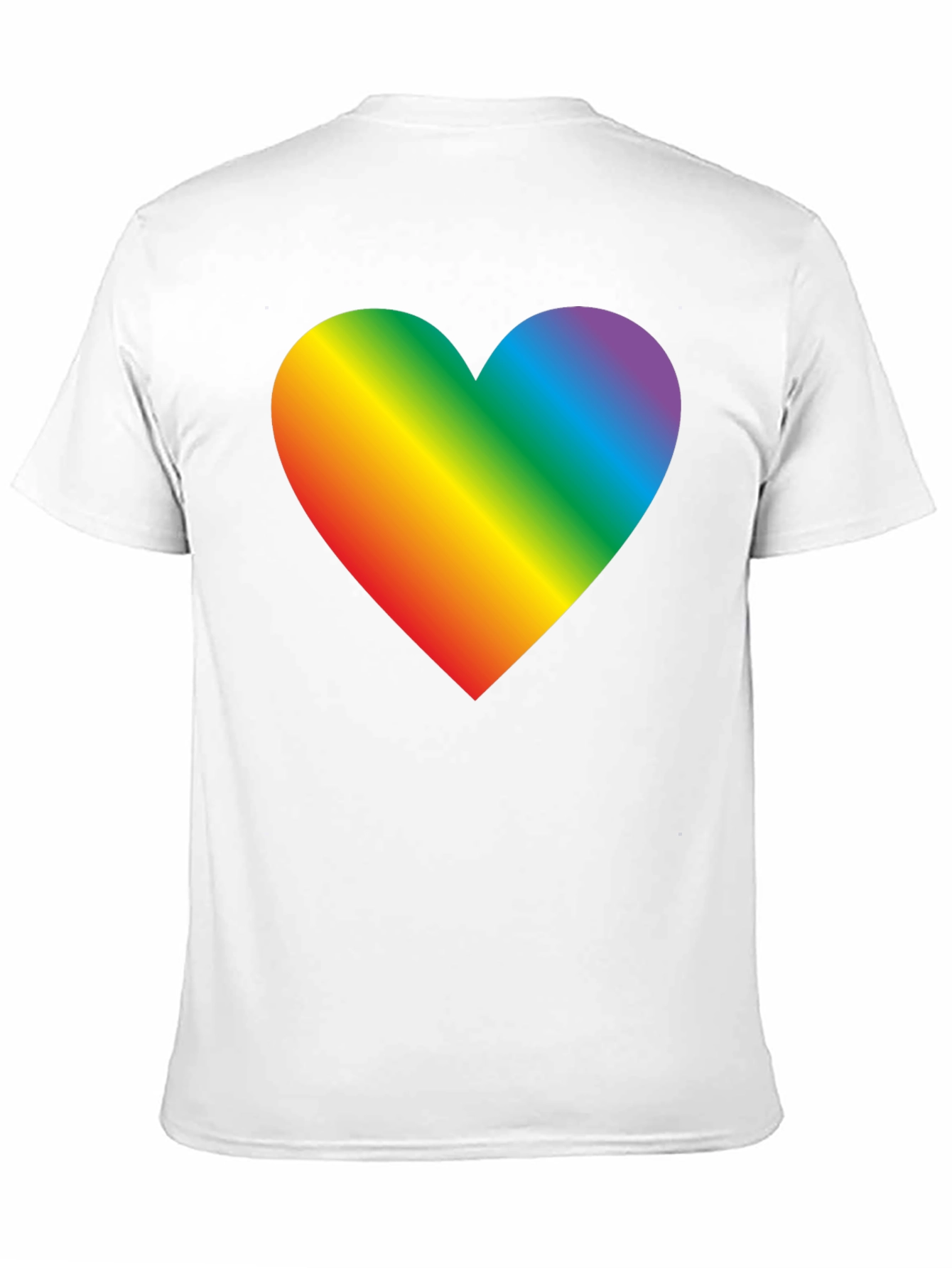 Black Rainbow Heart Graphic Tee - Pride & Love view 11
