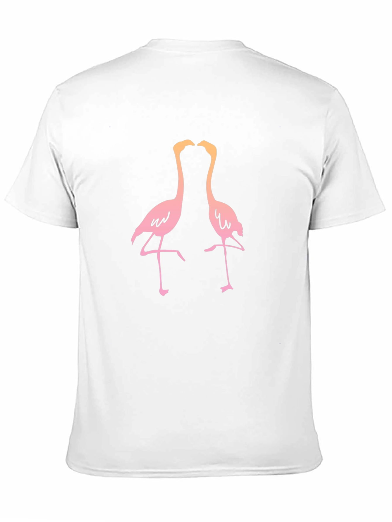 Black Flamingo Graphic Tee - Black Cotton Blend T-Shirt view 11