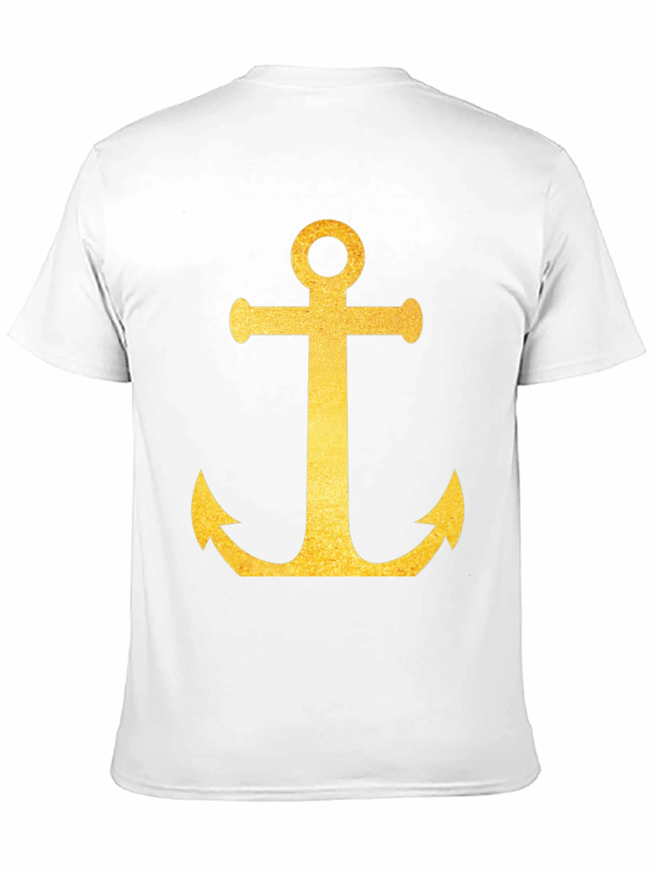 Black Golden Anchor Black T-Shirt view 11