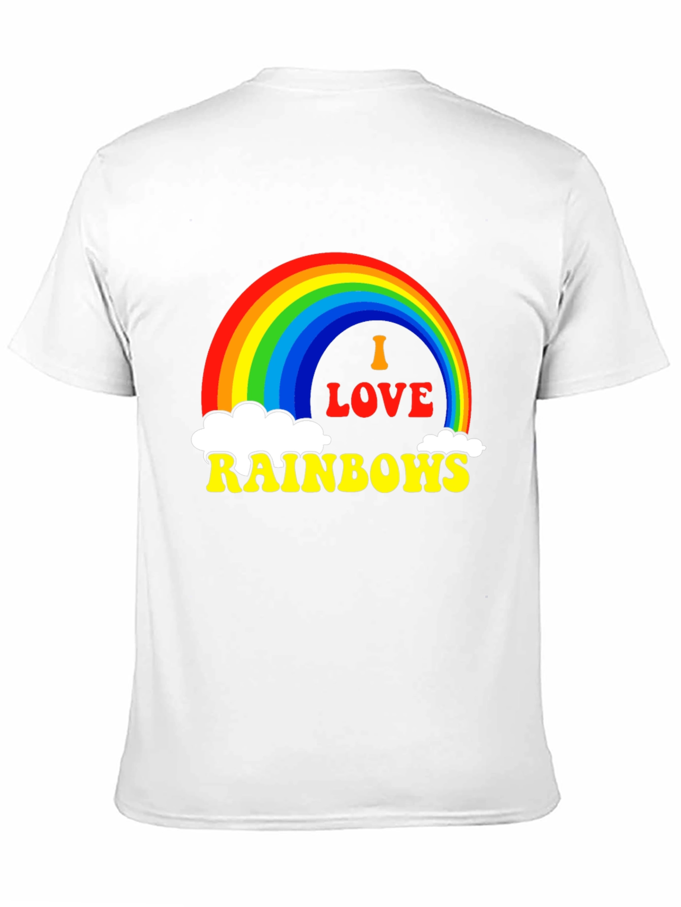 Black I Love Rainbows Graphic Tee - Black Pride T-Shirt view 11