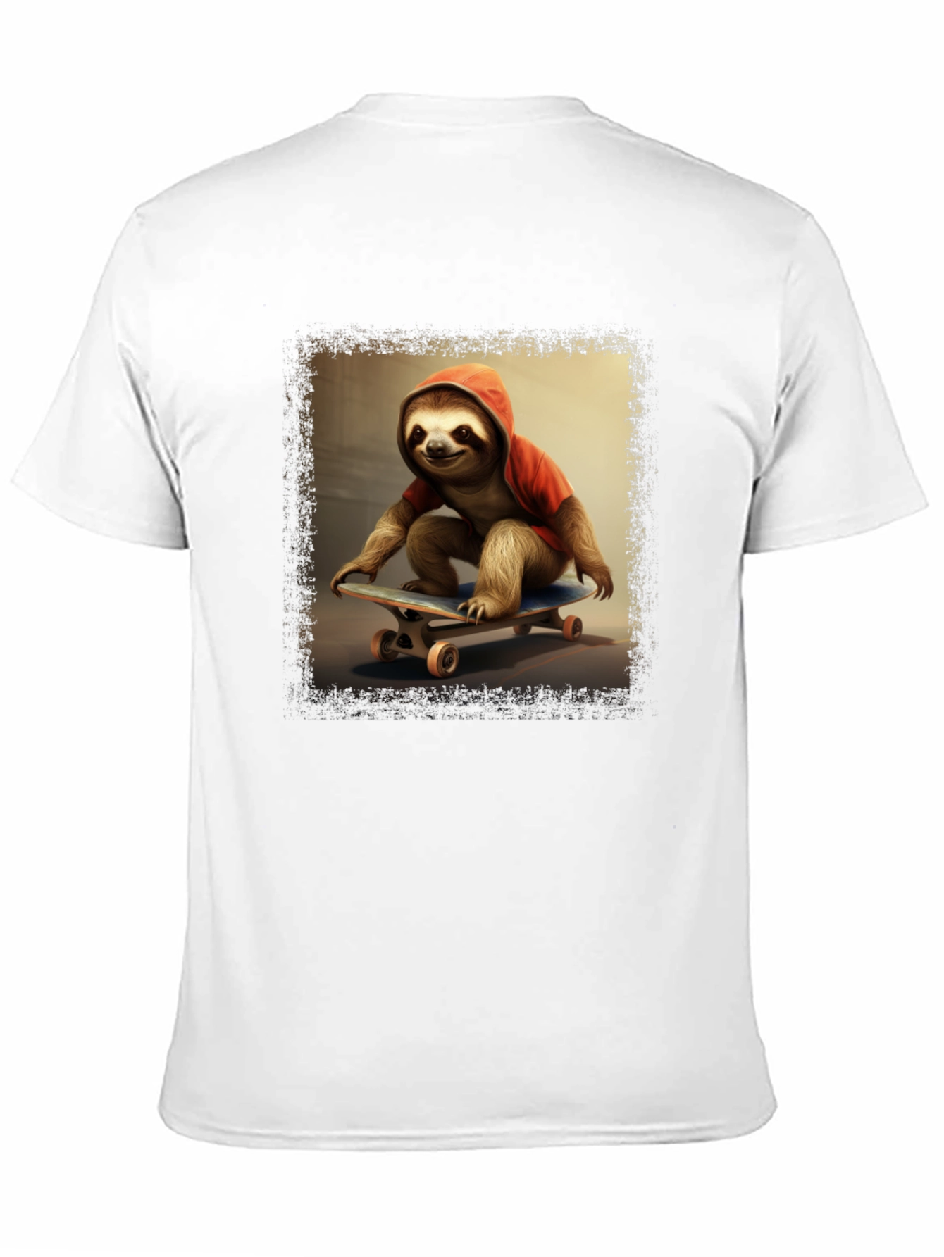 Black Sloth Skateboarder T-Shirt - Cool & Unique Design view 11