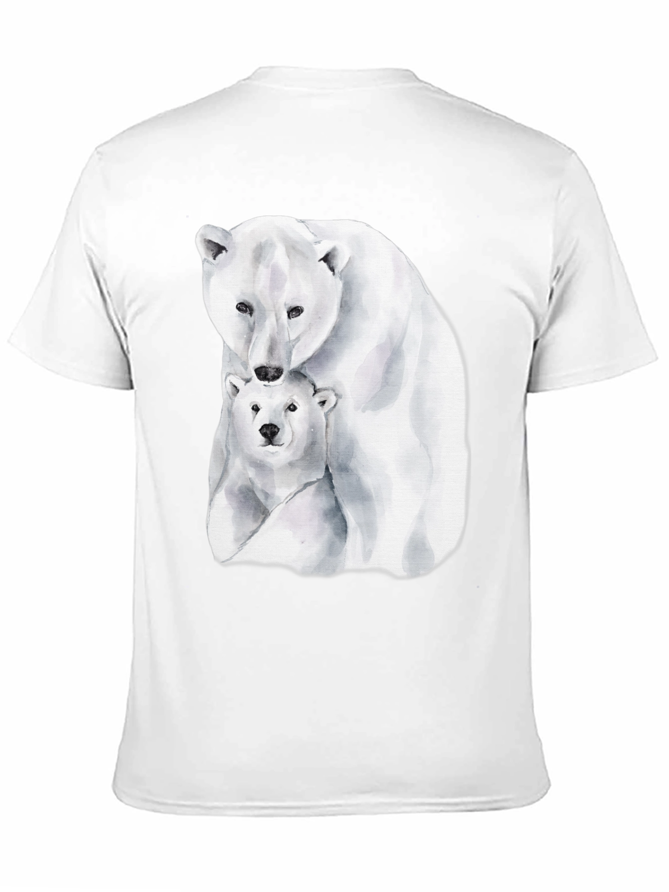 Black Polar Bear Graphic Tee - Black view 11