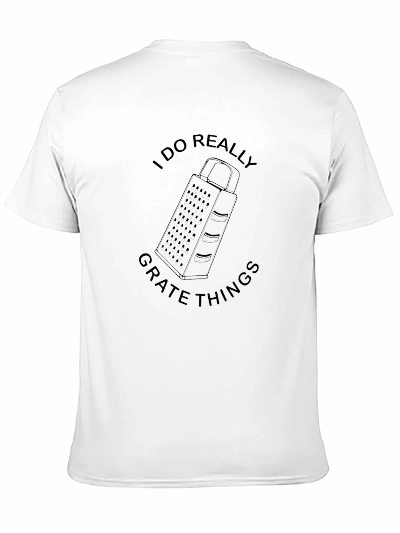 Black I Do Really Grate Things Graphic Tee view 11