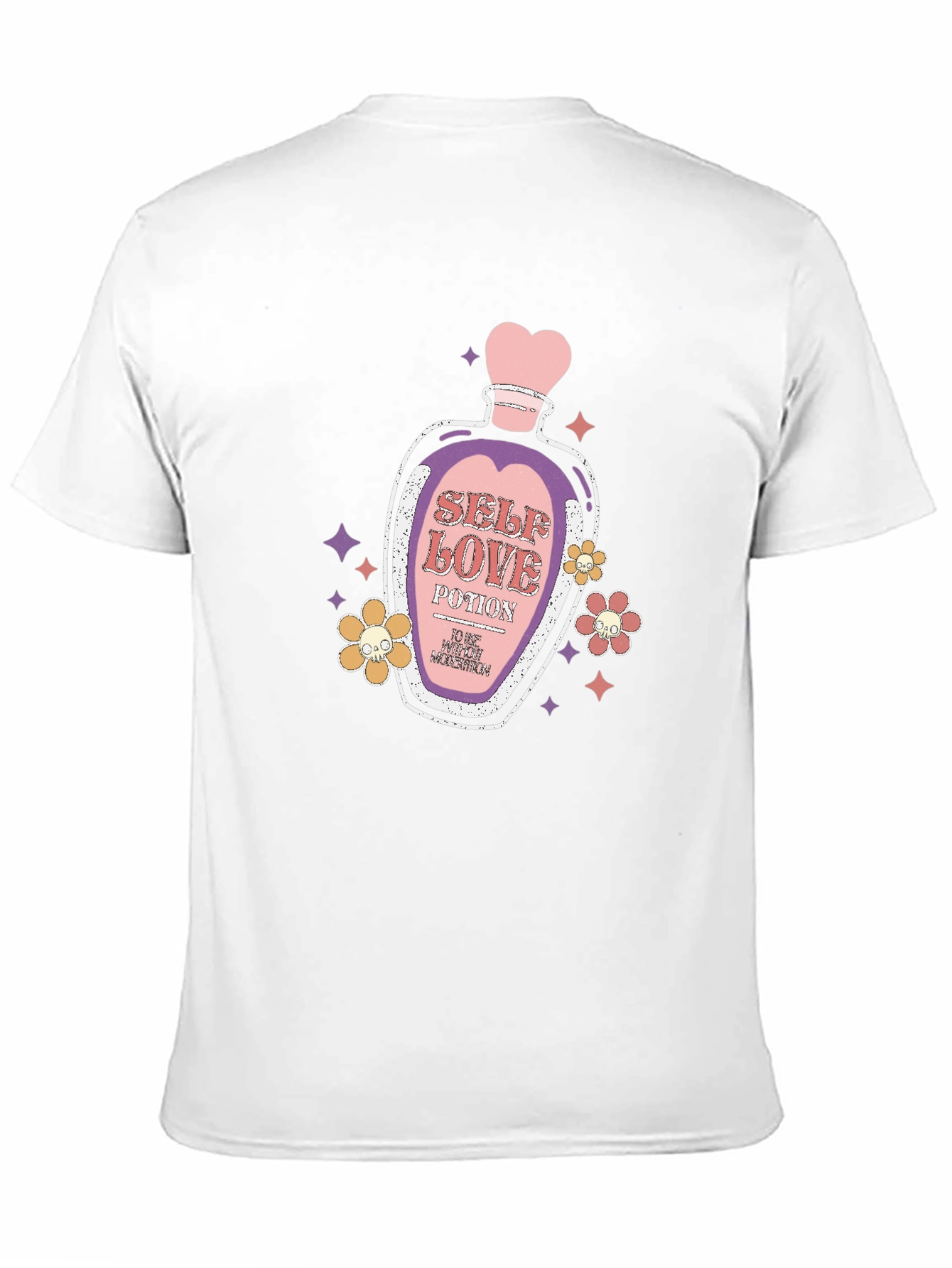 Black Self-Love Potion Graphic T-Shirt view 11