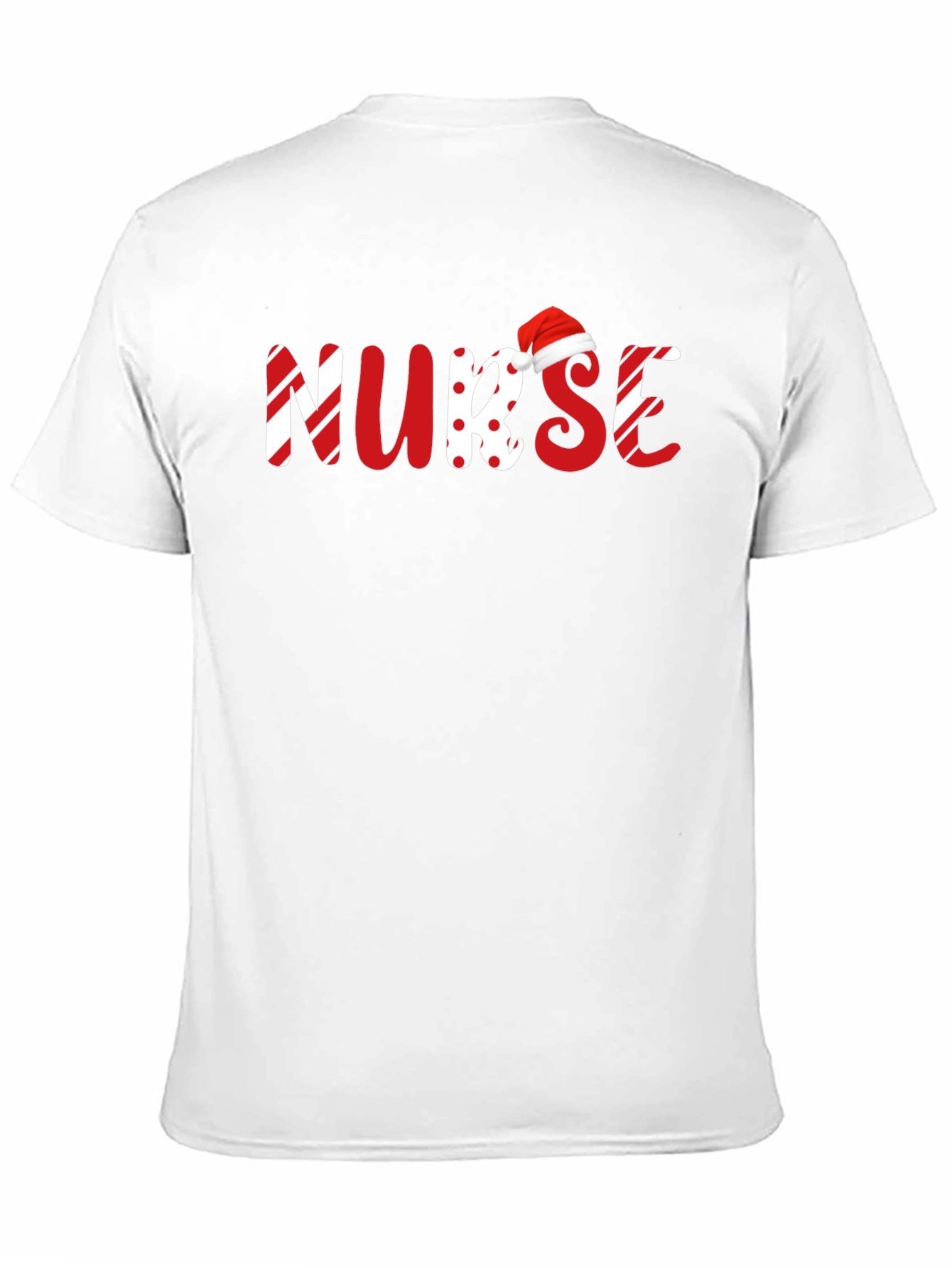 Black Nurse Christmas Themed T-Shirt view 11