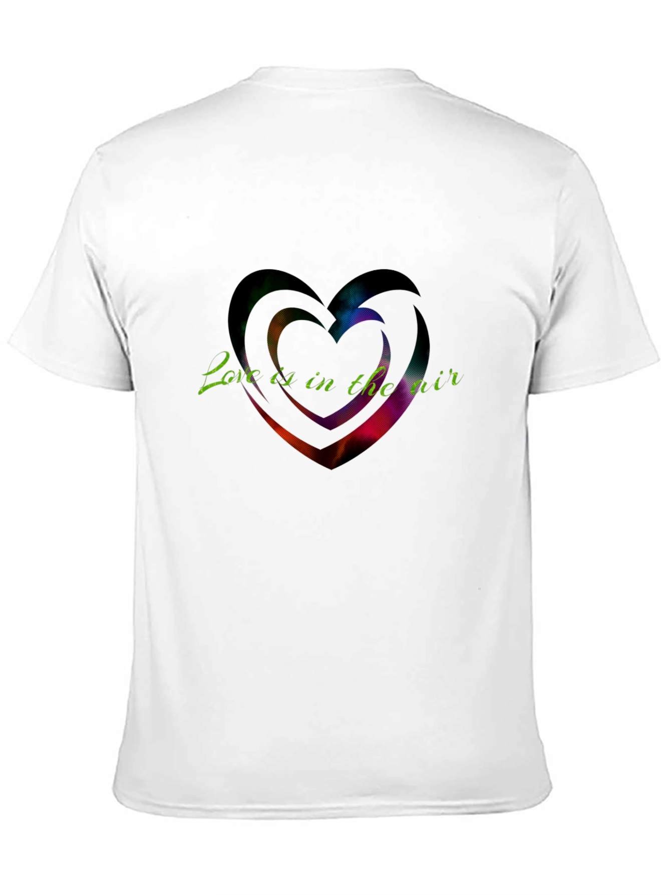 Black Love Is In The Air Graphic Tee view 11