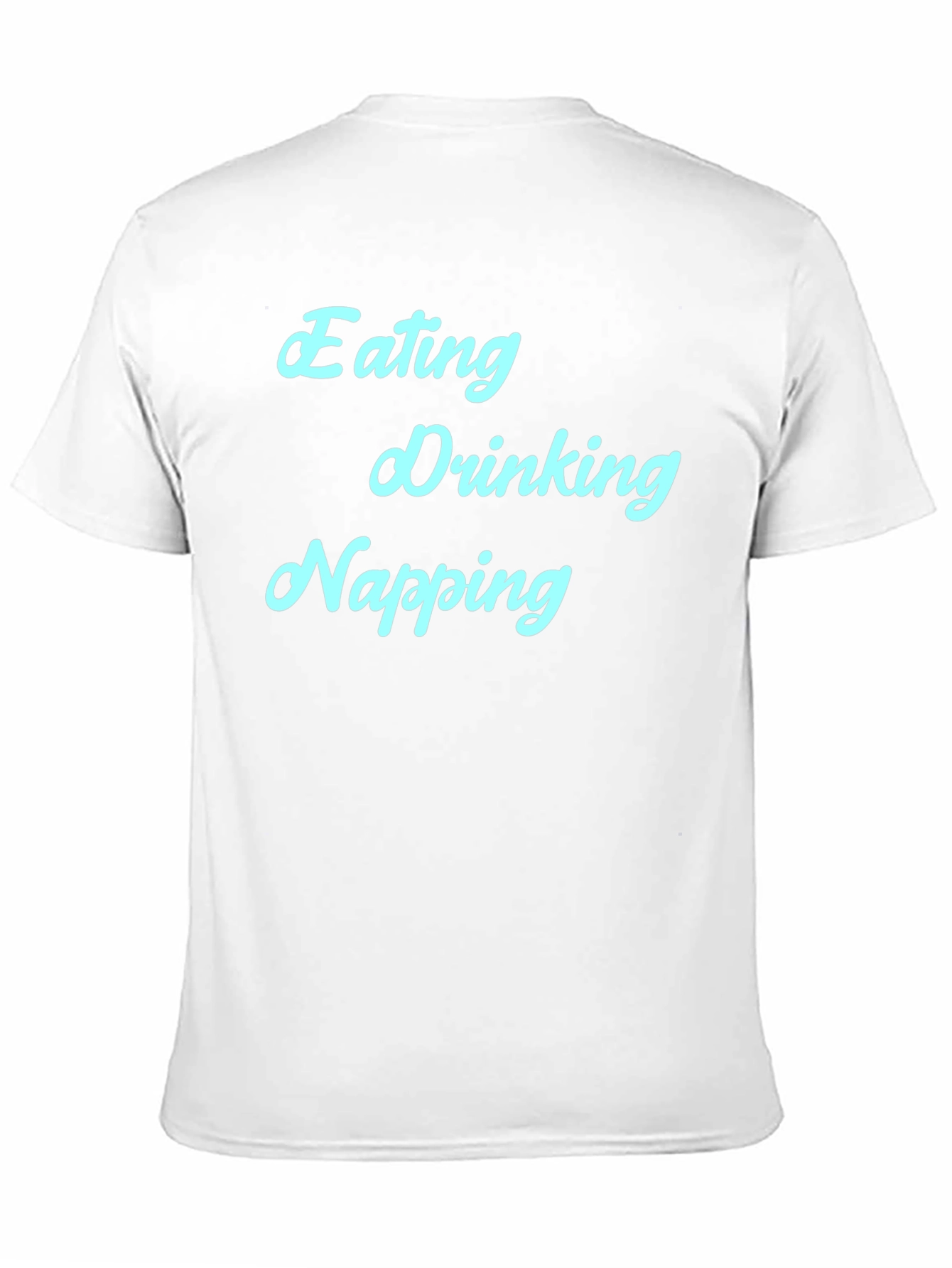 Black Eating Drinking Napping T-Shirt view 11