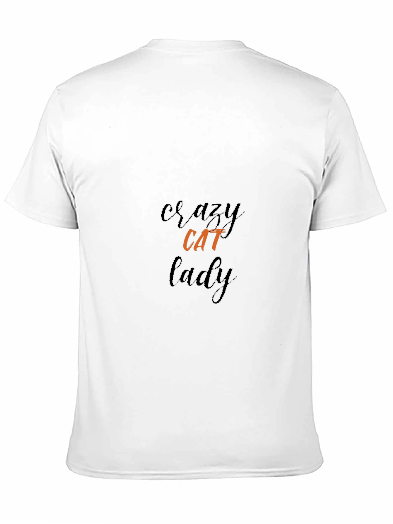 Black Crazy Cat Lady T-Shirt - Novelty Graphic Tee view 11