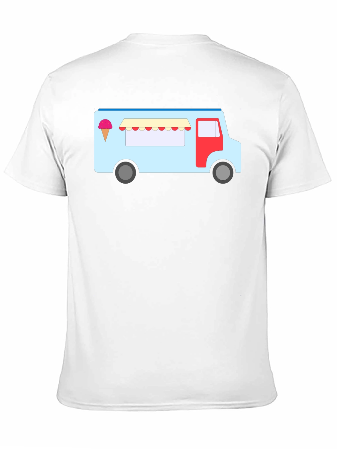 Black Ice Cream Truck Graphic Tee - Fun & Unique T-Shirt view 11