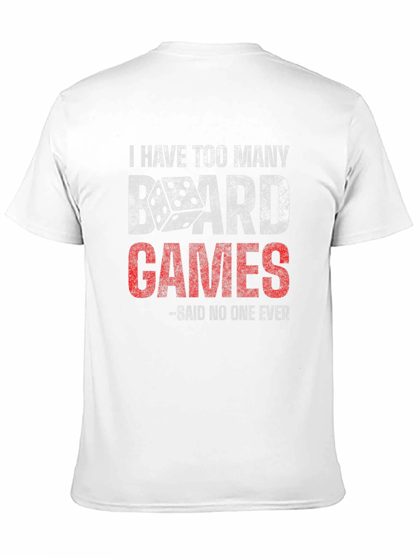 Black Board Games Funny T-Shirt view 11