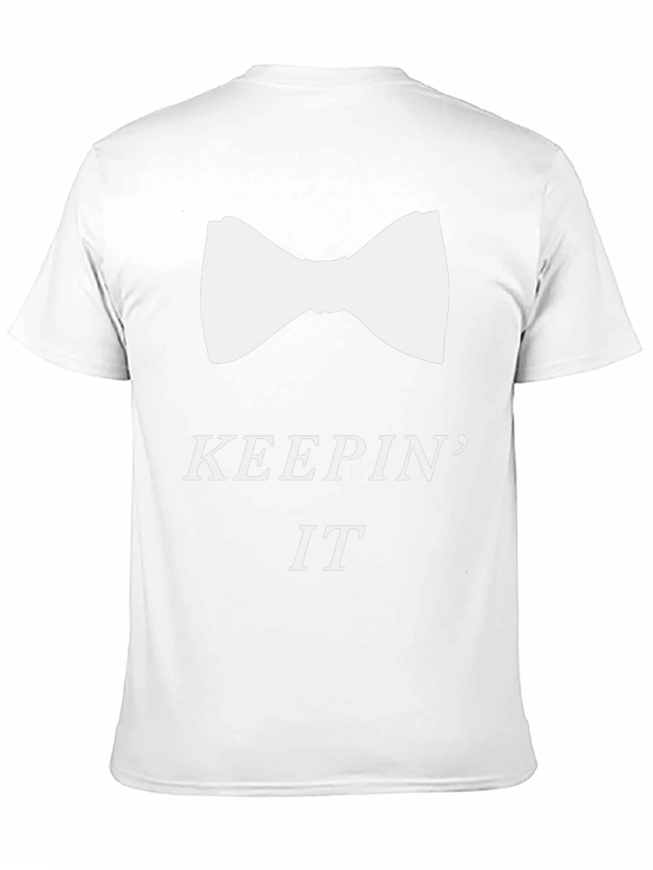 Black Keeping It Classy Bow Tie T-Shirt view 11