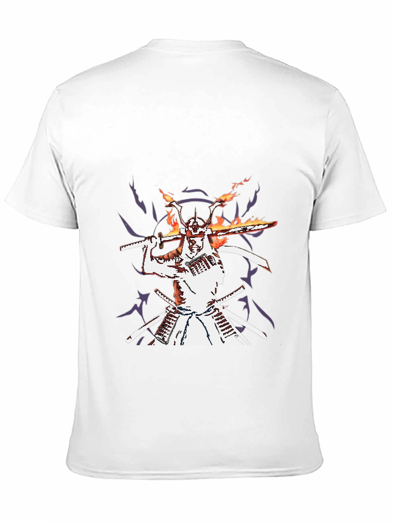 Black Samurai Graphic Black T-Shirt view 11