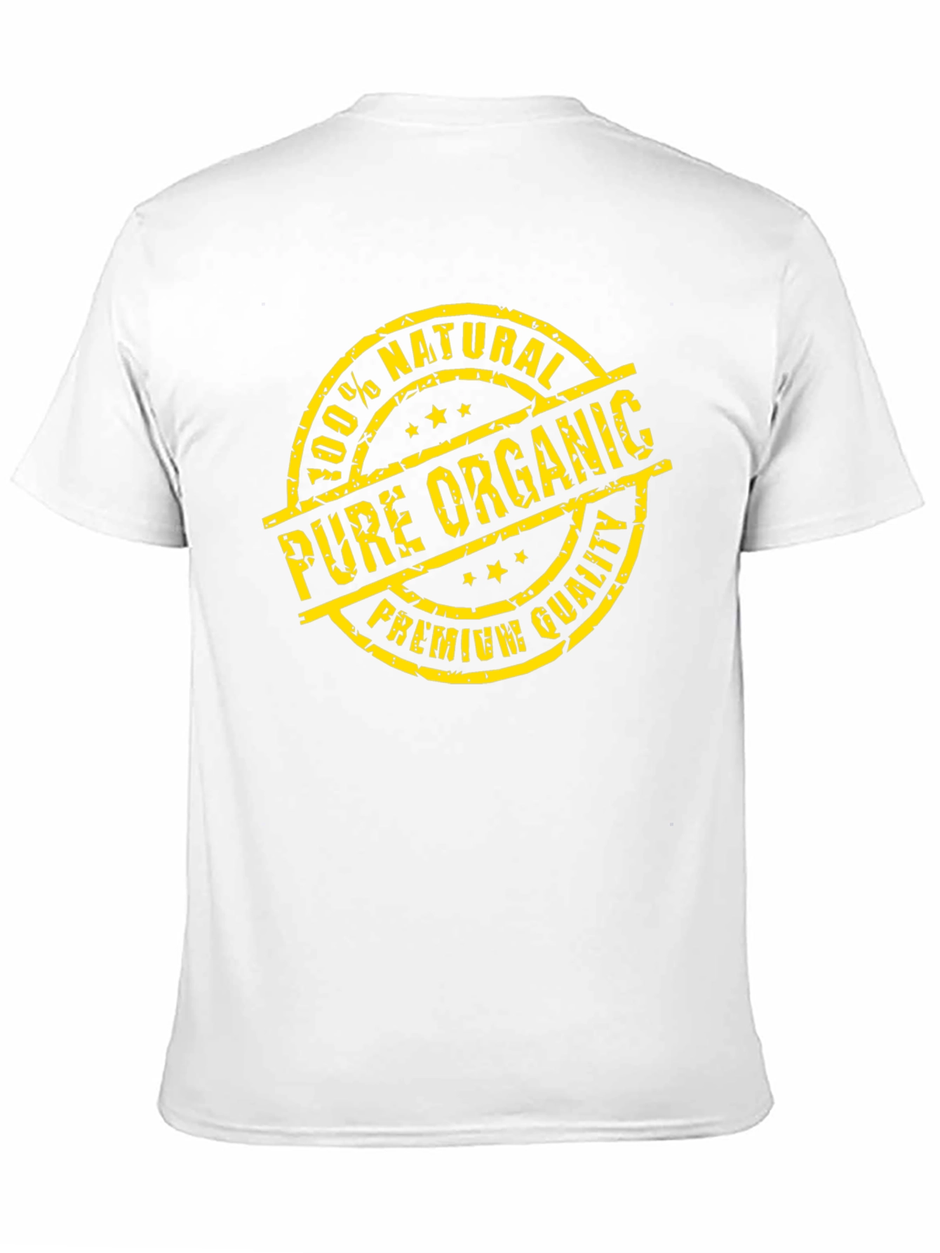 Black 100% Natural Pure Organic Premium Quality Black T-Shirt view 11