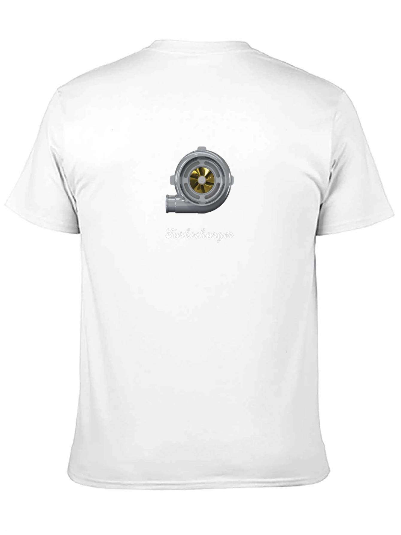 Black Turbocharger Graphic Tee - Premium Black T-Shirt view 11