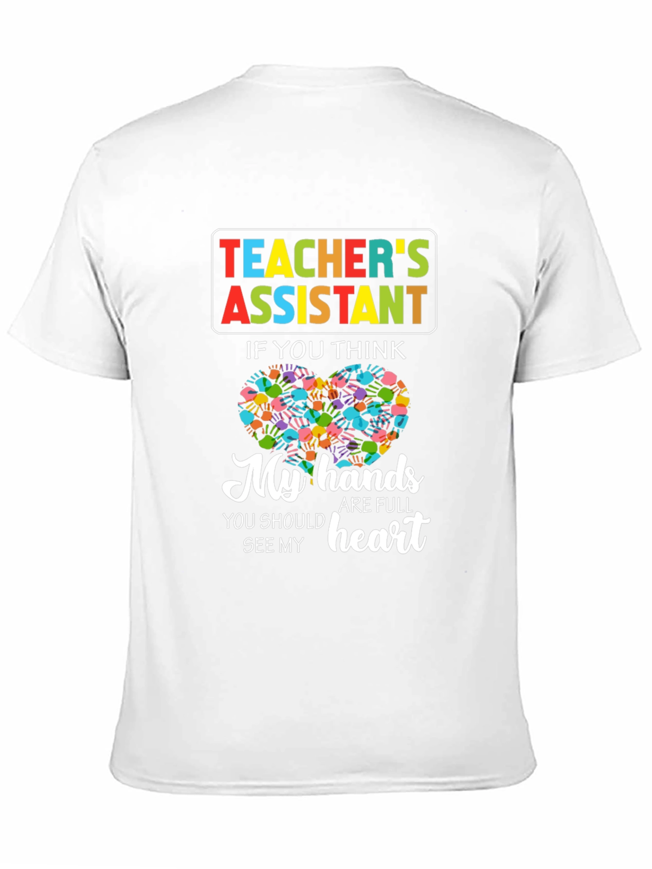 Black Teacher's Assistant T-Shirt view 11