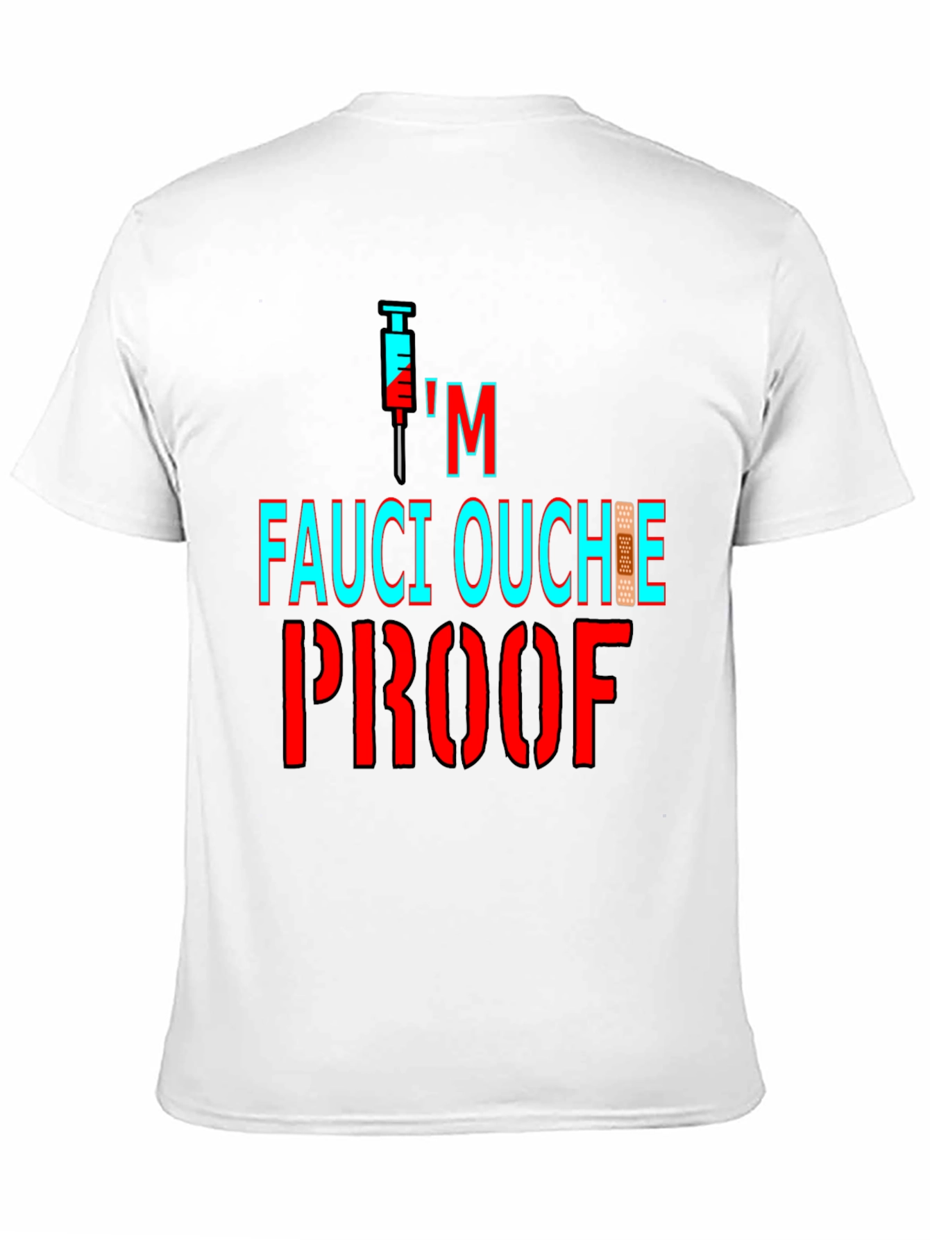 Black Fauci Ouchie Proof Graphic Tee - Black view 11