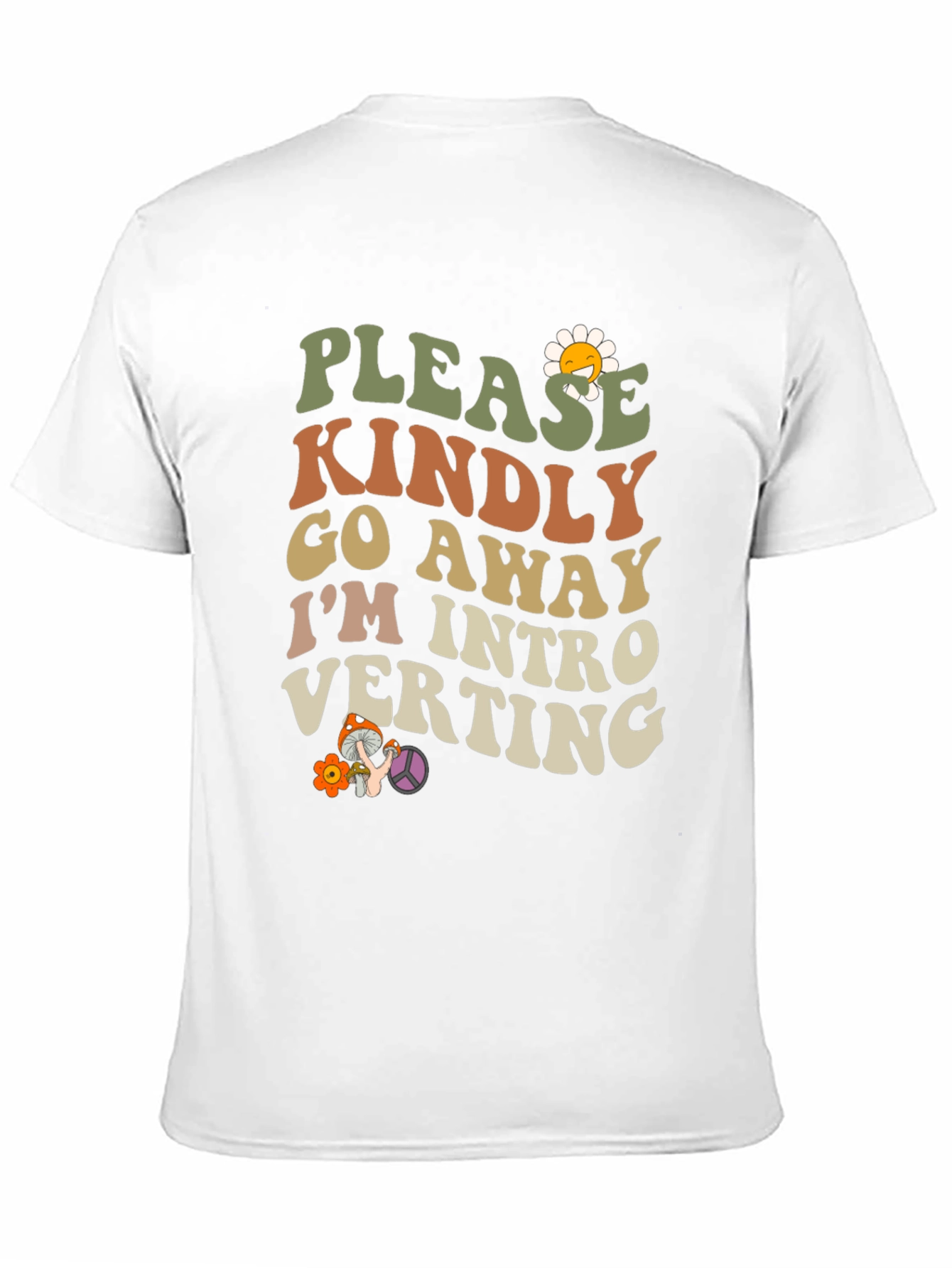 Black Introverting Graphic Tee - Please Kindly Go Away view 11