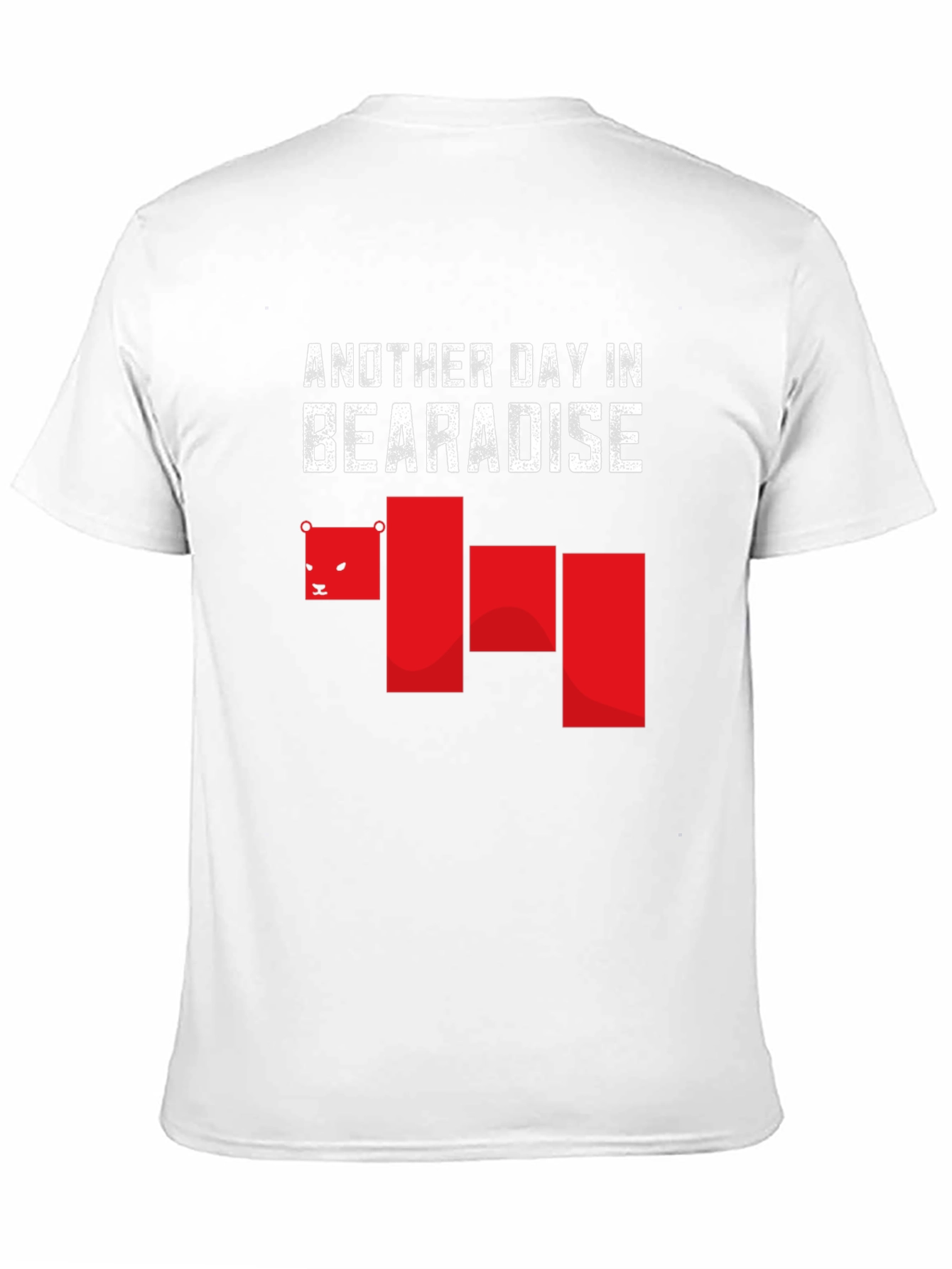 Black Bearadise T-Shirt: Relaxed Fit, Cool Graphic Tee view 11