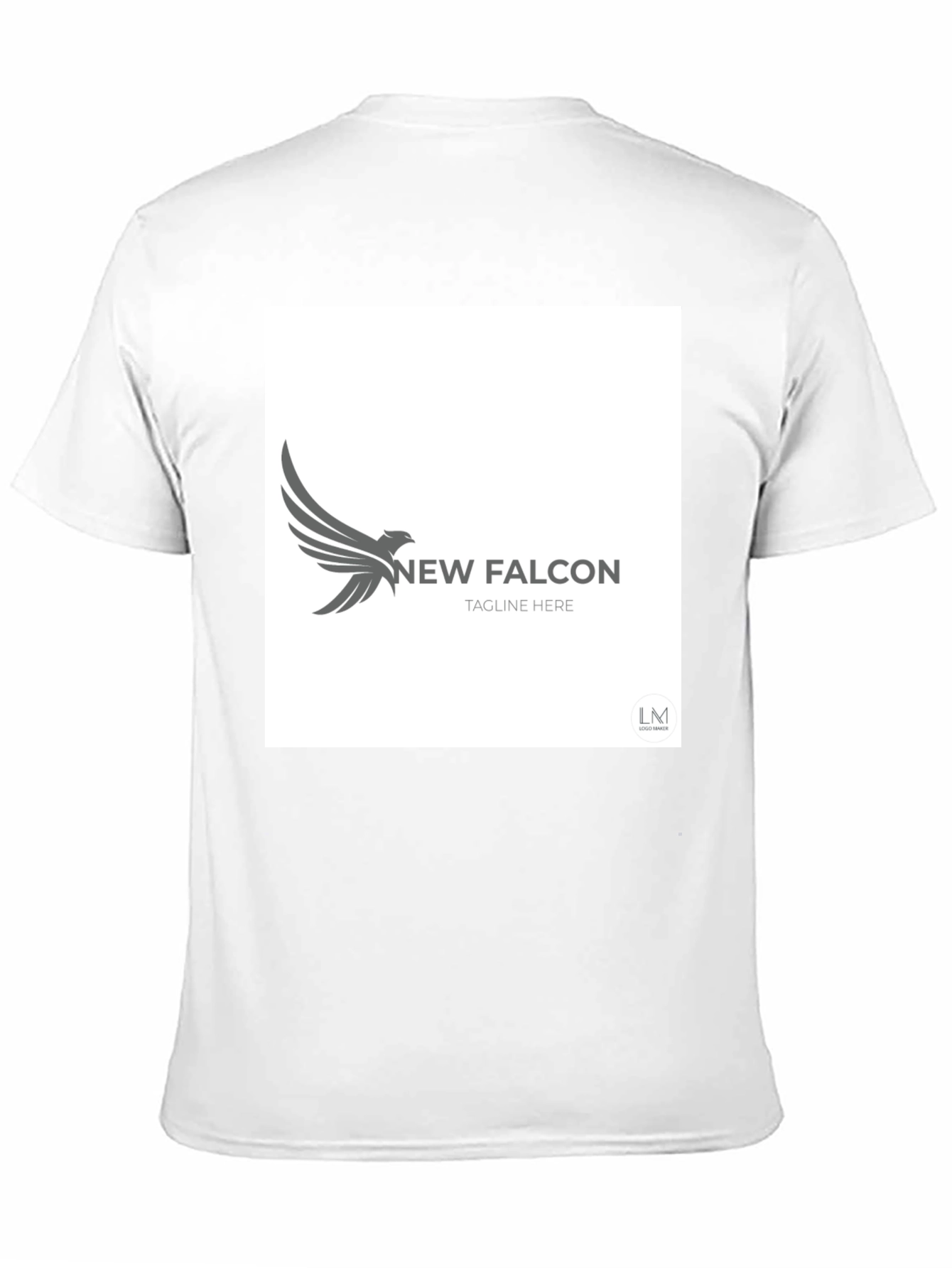 Black New Falcon Graphic Black T-Shirt view 11