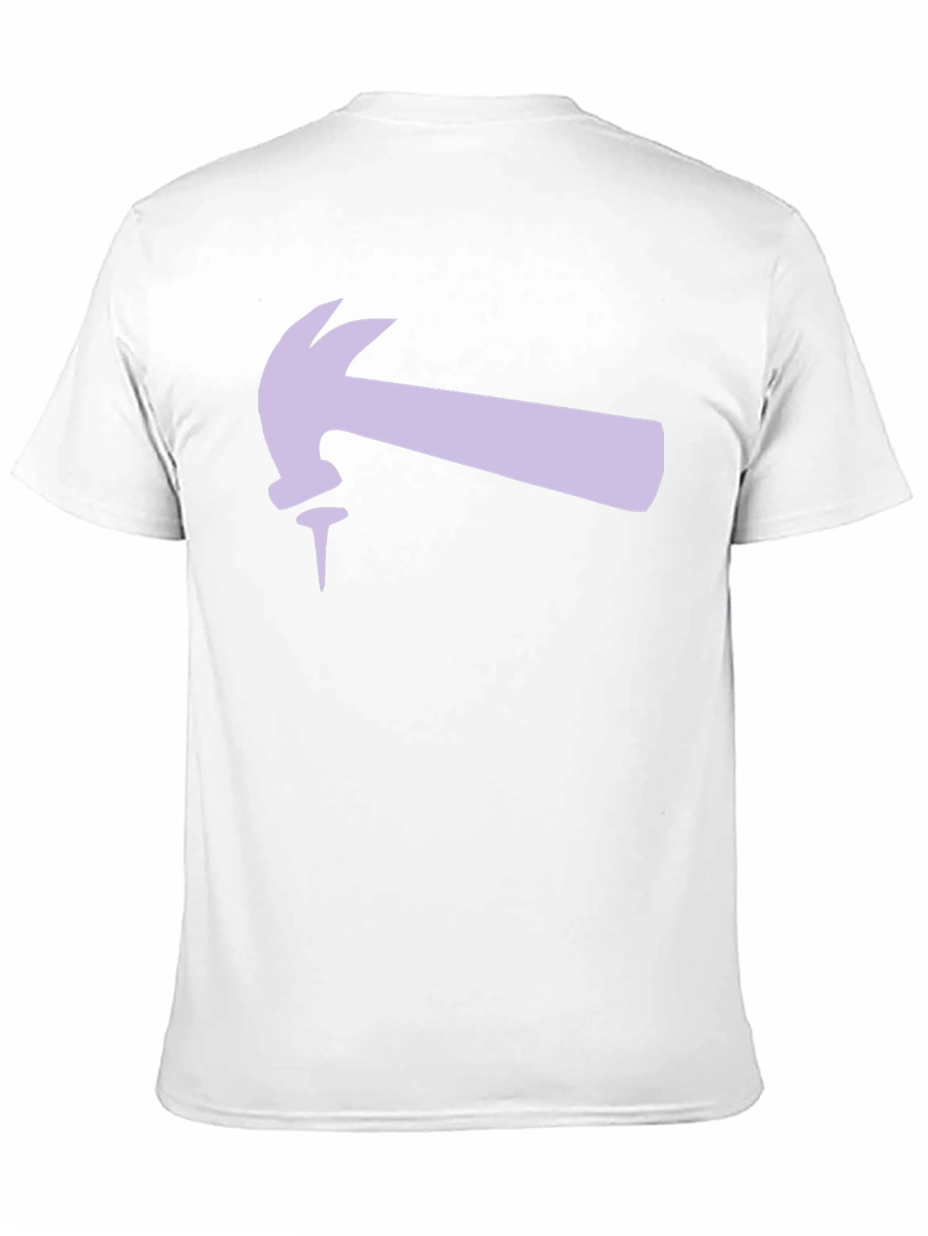 Black Hammer and Nail Graphic Tee - Black Cotton T-Shirt view 11