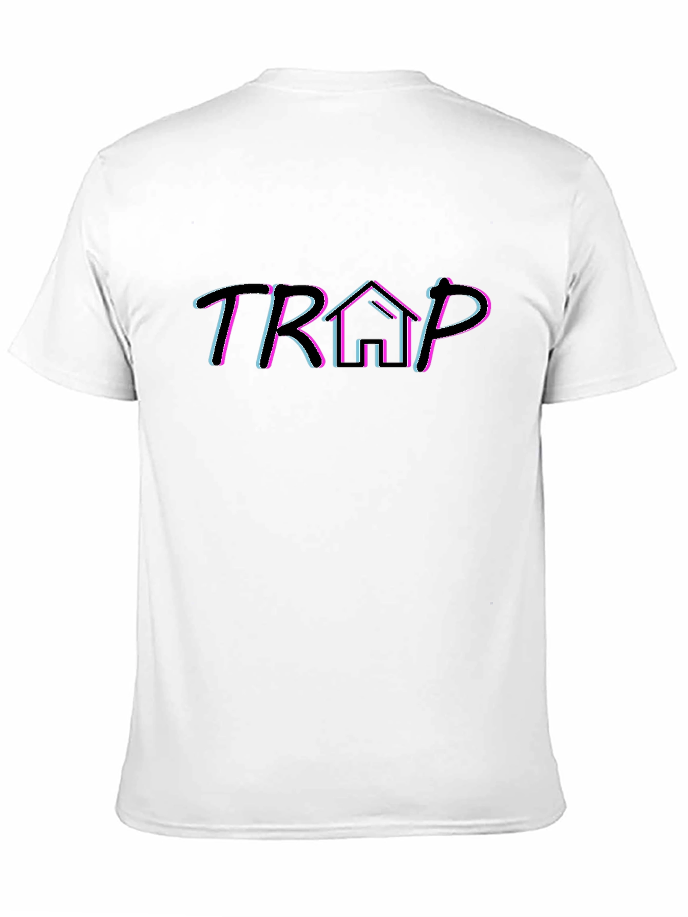 Black Trap House Graphic T-Shirt - Black view 11