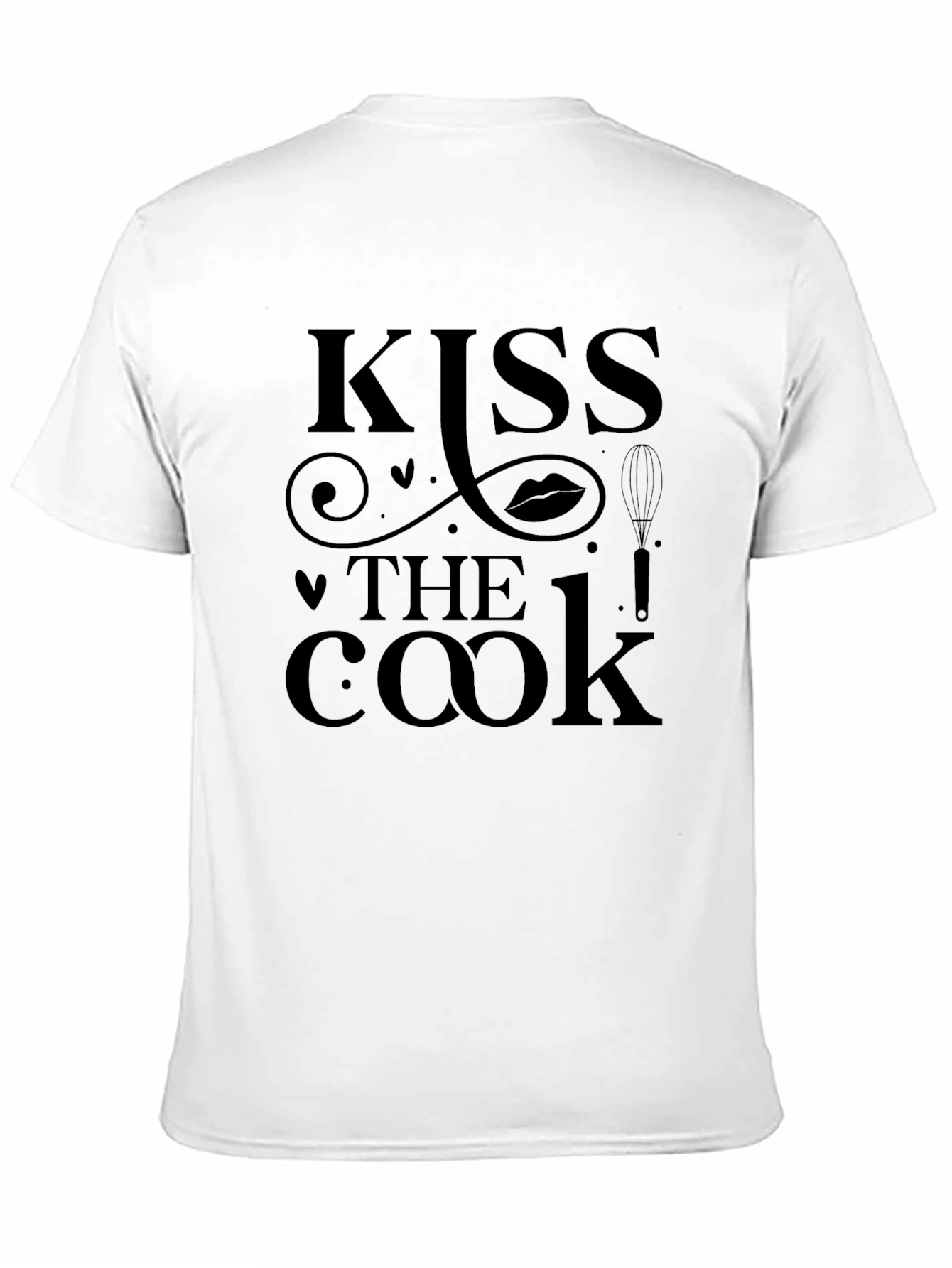 Black Kiss The Cook Graphic Tee - Soft & Stylish view 11