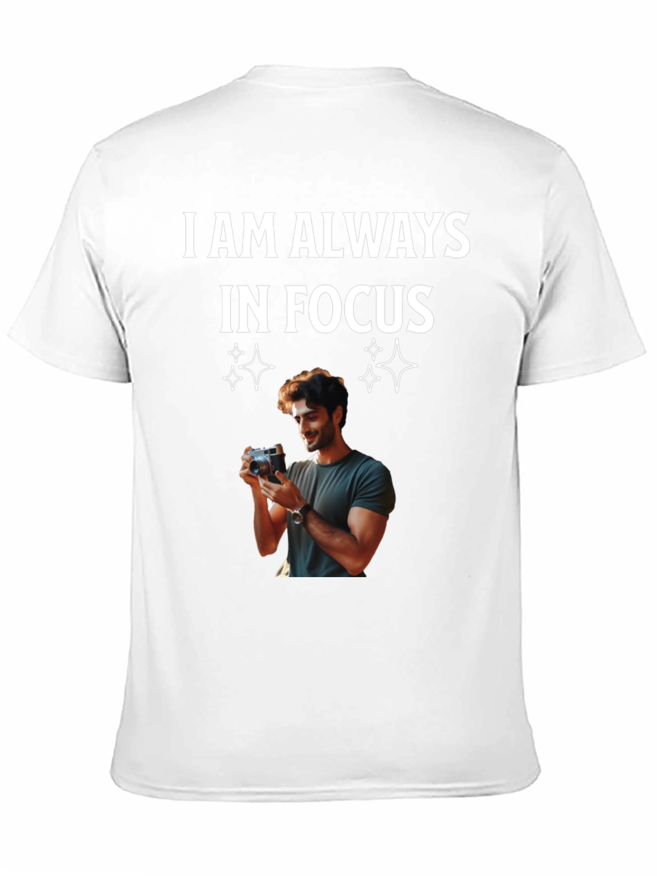 Black Always in Focus T-Shirt - Photographer Tee view 11