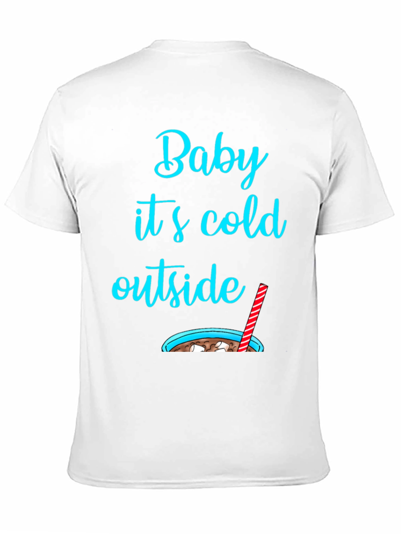 Black Baby It's Cold Outside Graphic Tee view 11