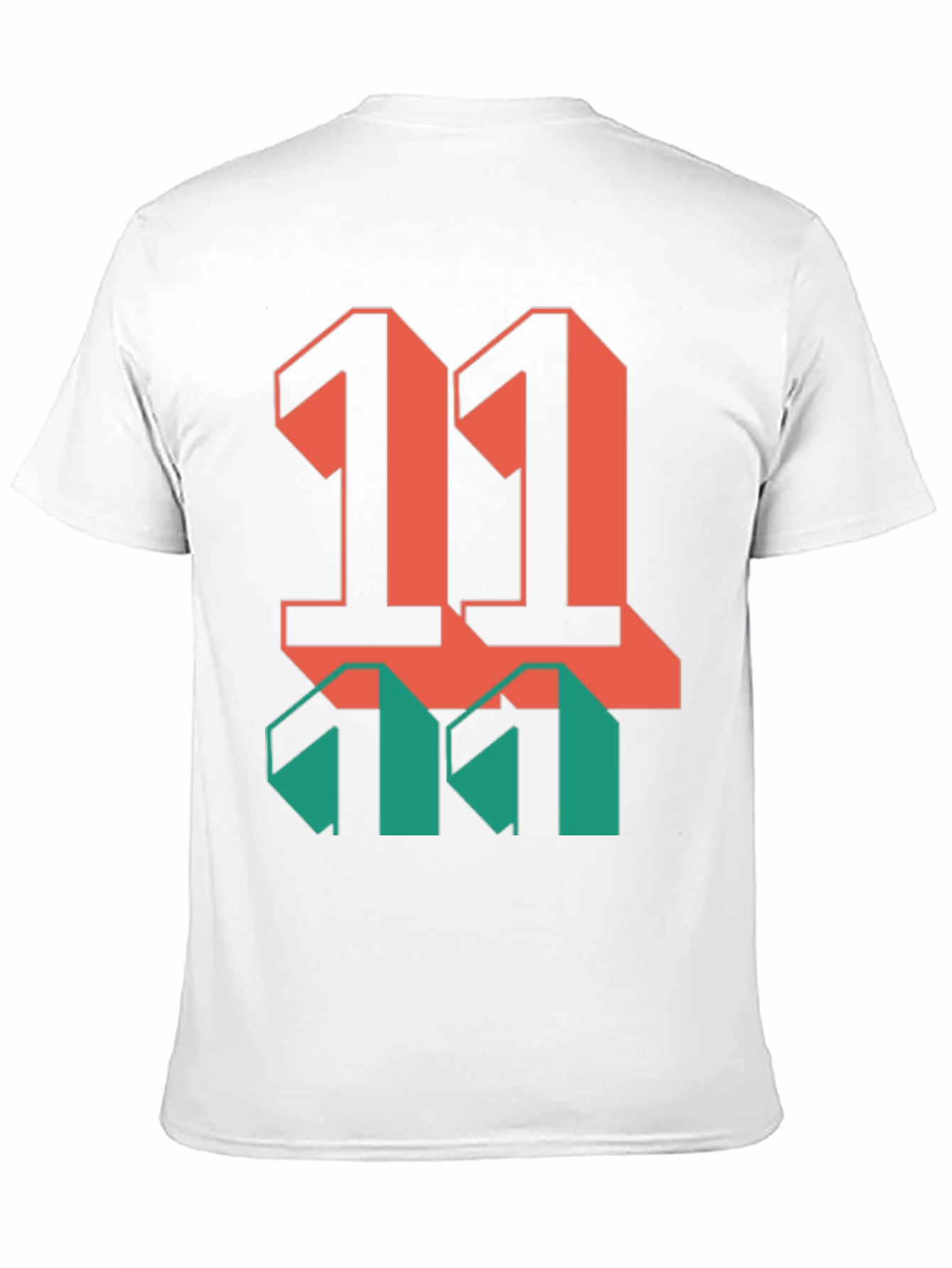 Black Bold Graphic T-Shirt: Retro 11 Design view 11